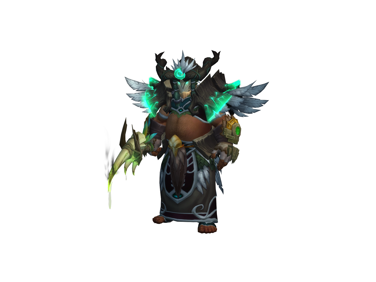 Wickerbeast 3D character render