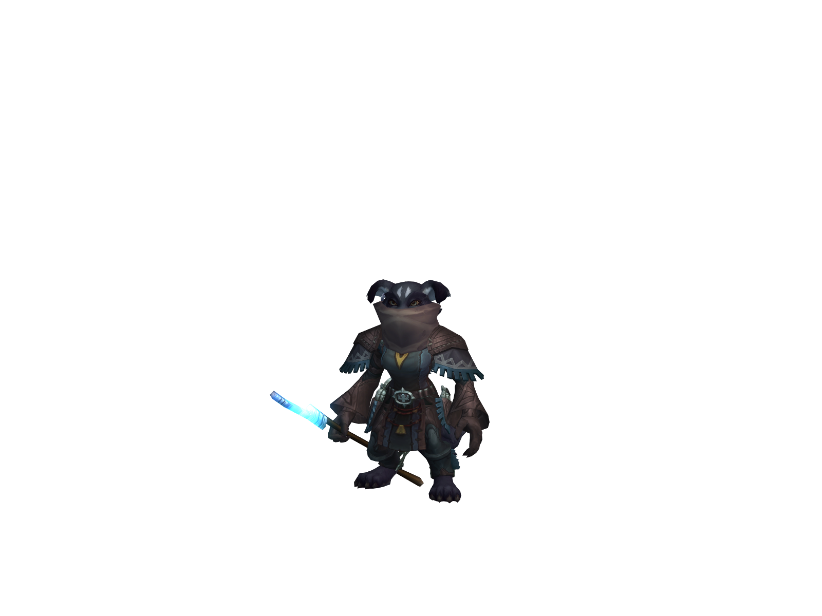 Pepperbacca 3D character render