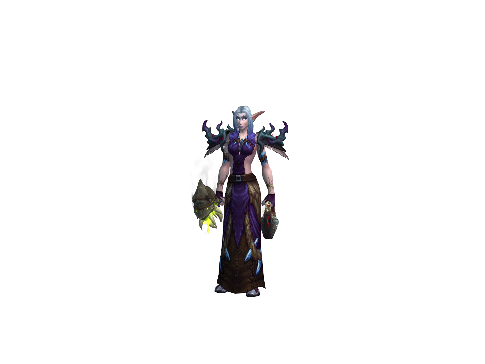 Sevalina 3D character render