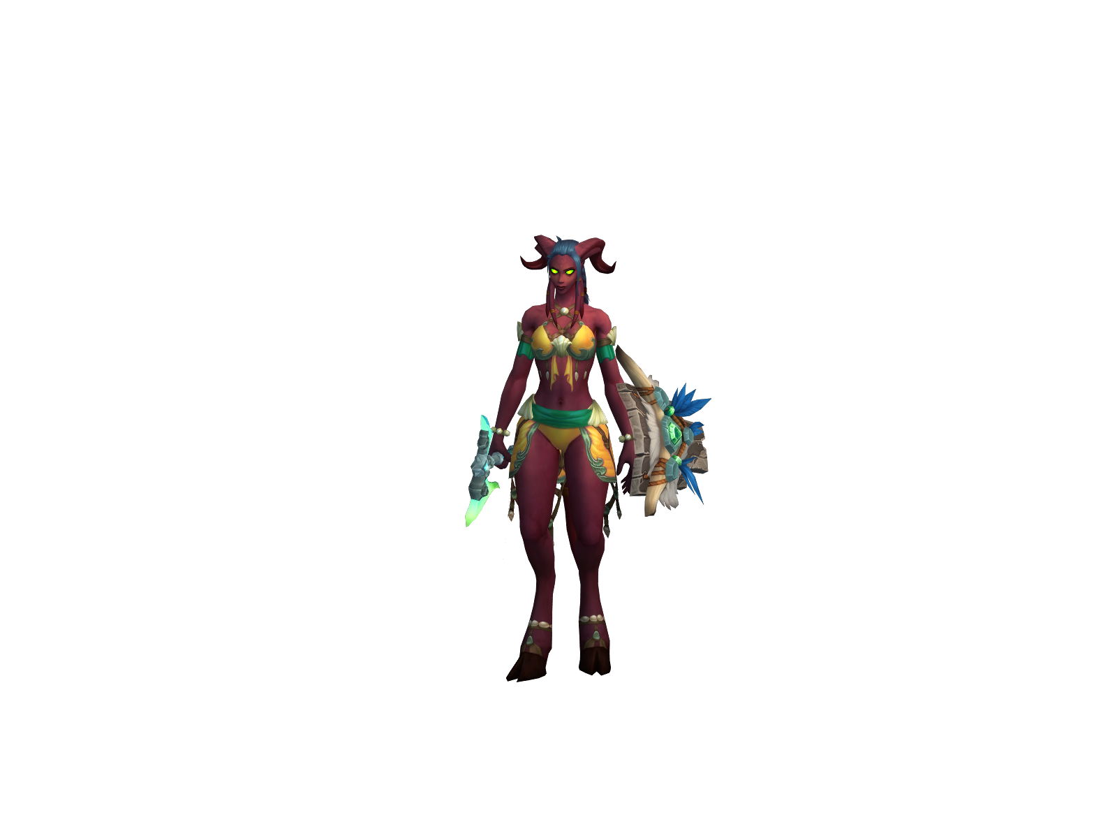 Lynra 3D character render
