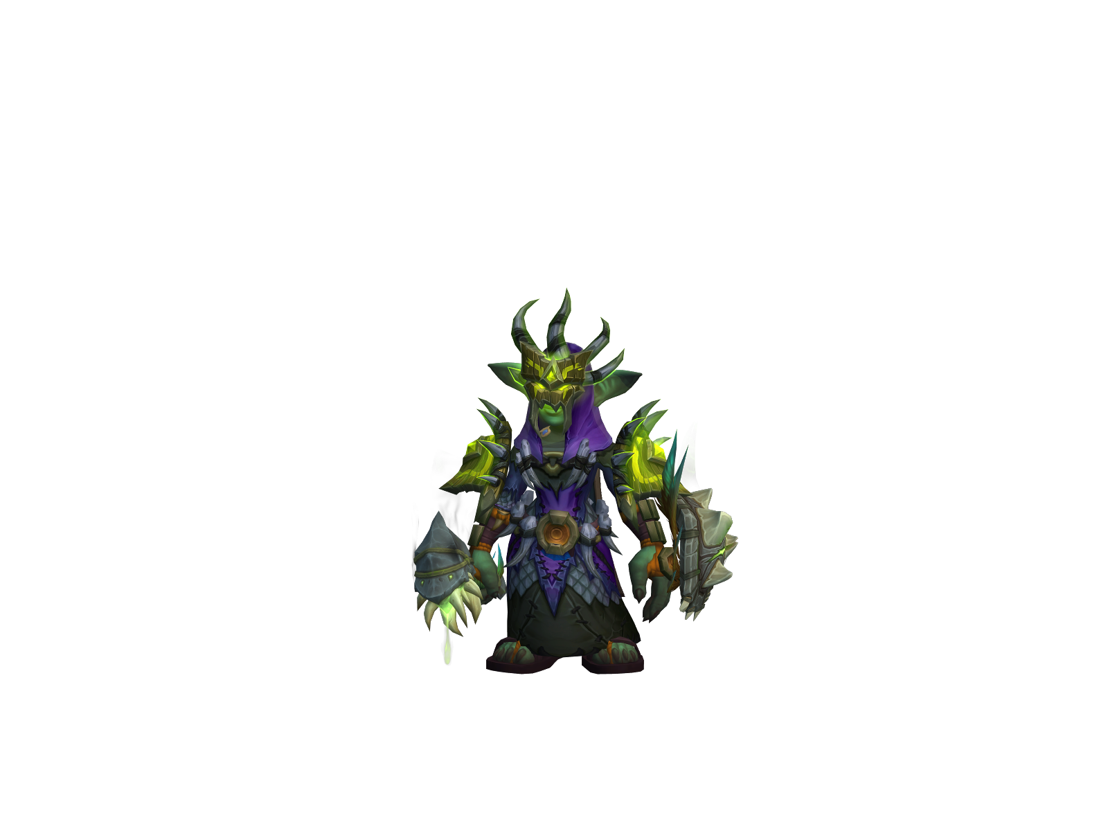 Meanshami 3D character render