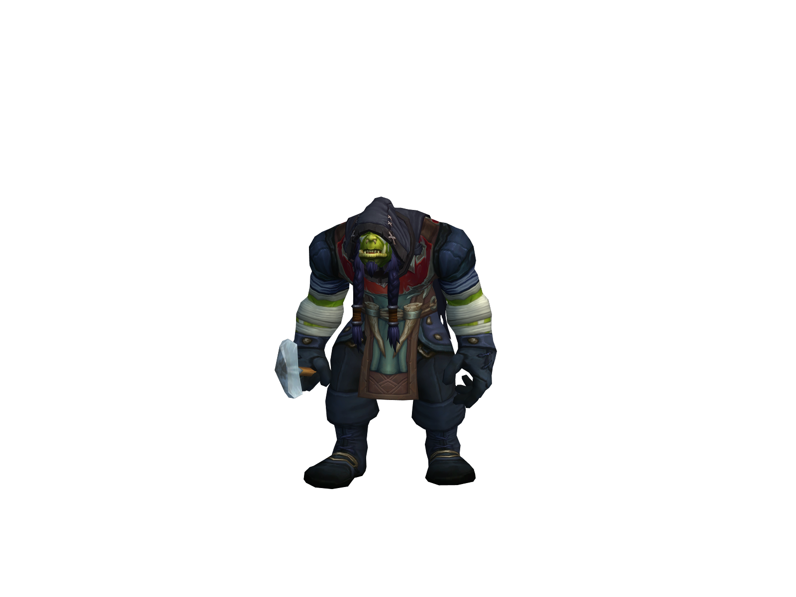 Goyfist 3D character render