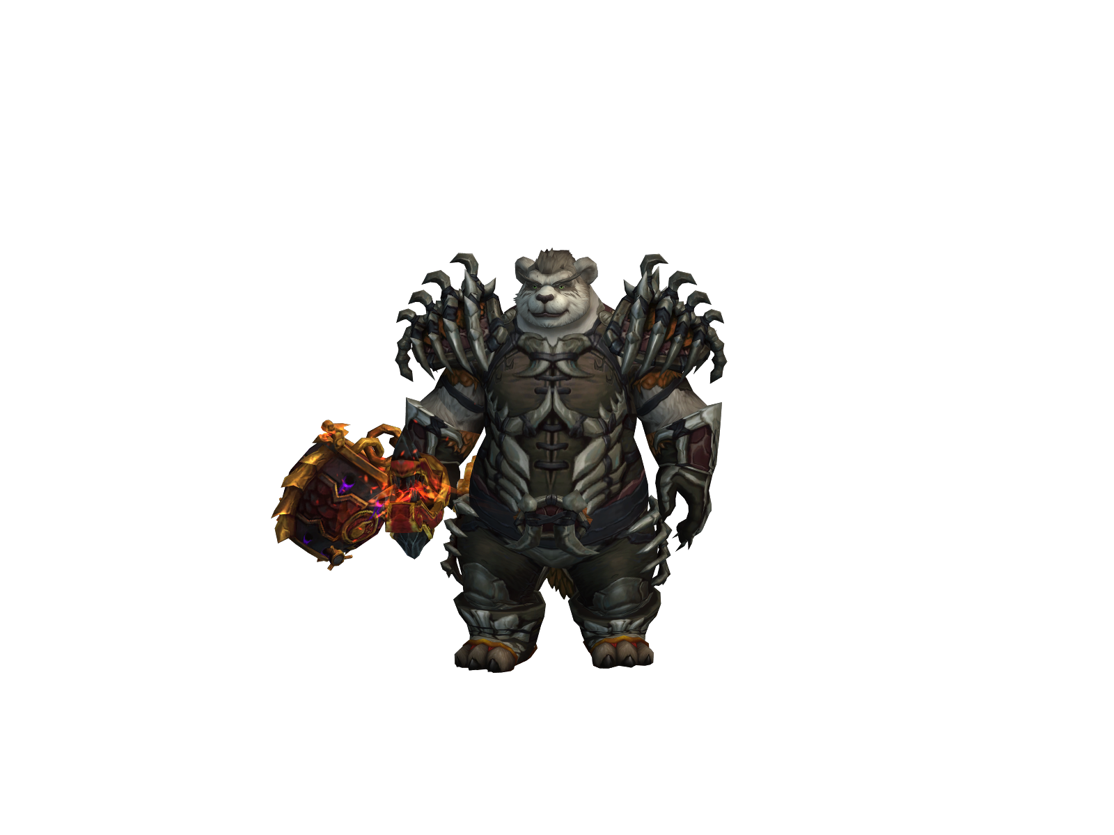 Pillowhands 3D character render