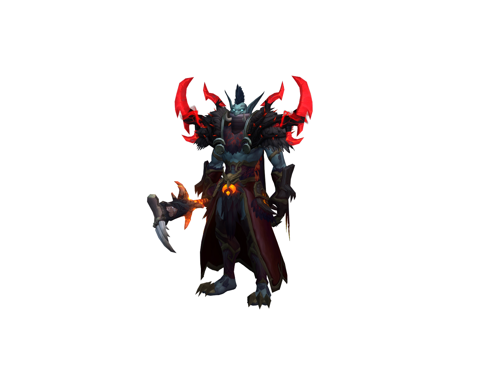 Zahnjin 3D character render