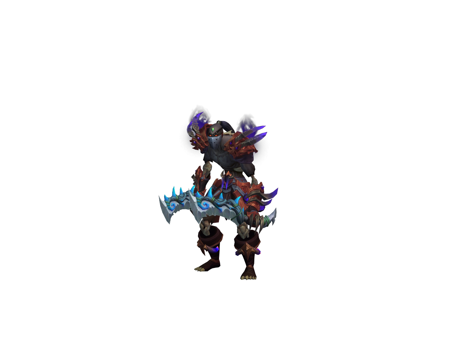 Discolored 3D character render