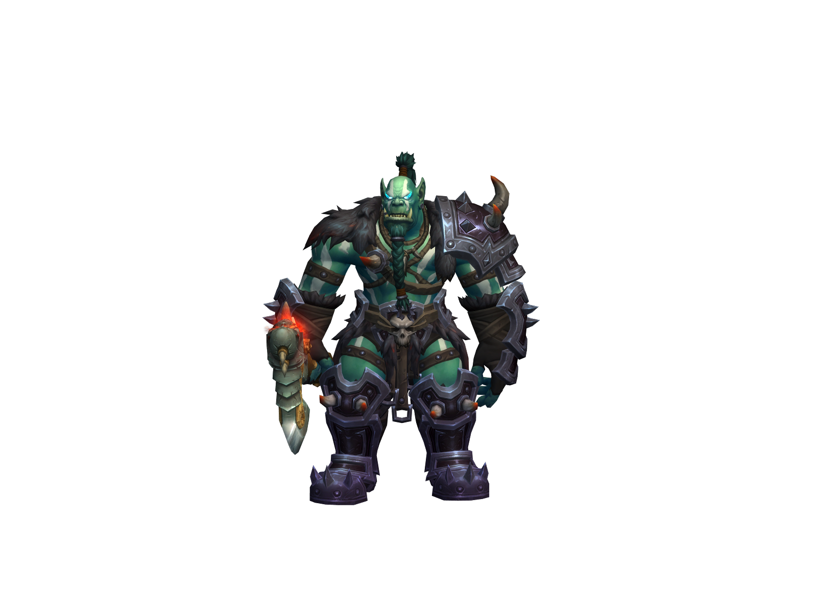 Blackfang 3D character render