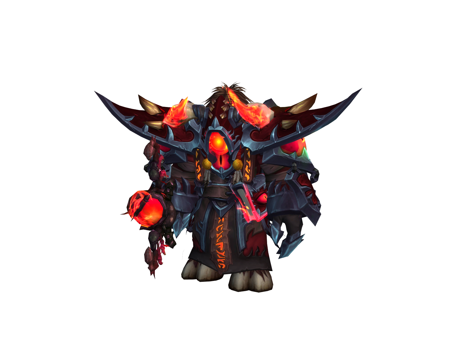 Abaddón 3D character render
