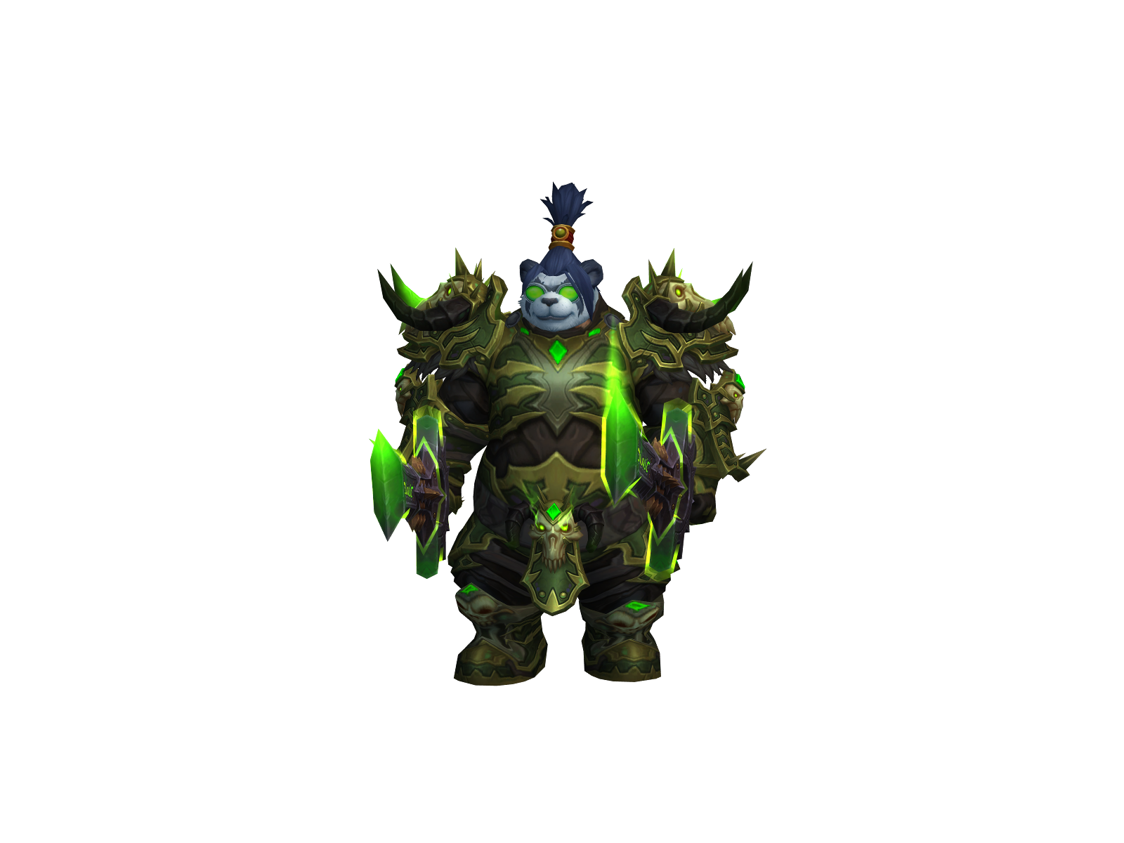 Pandawinter 3D character render