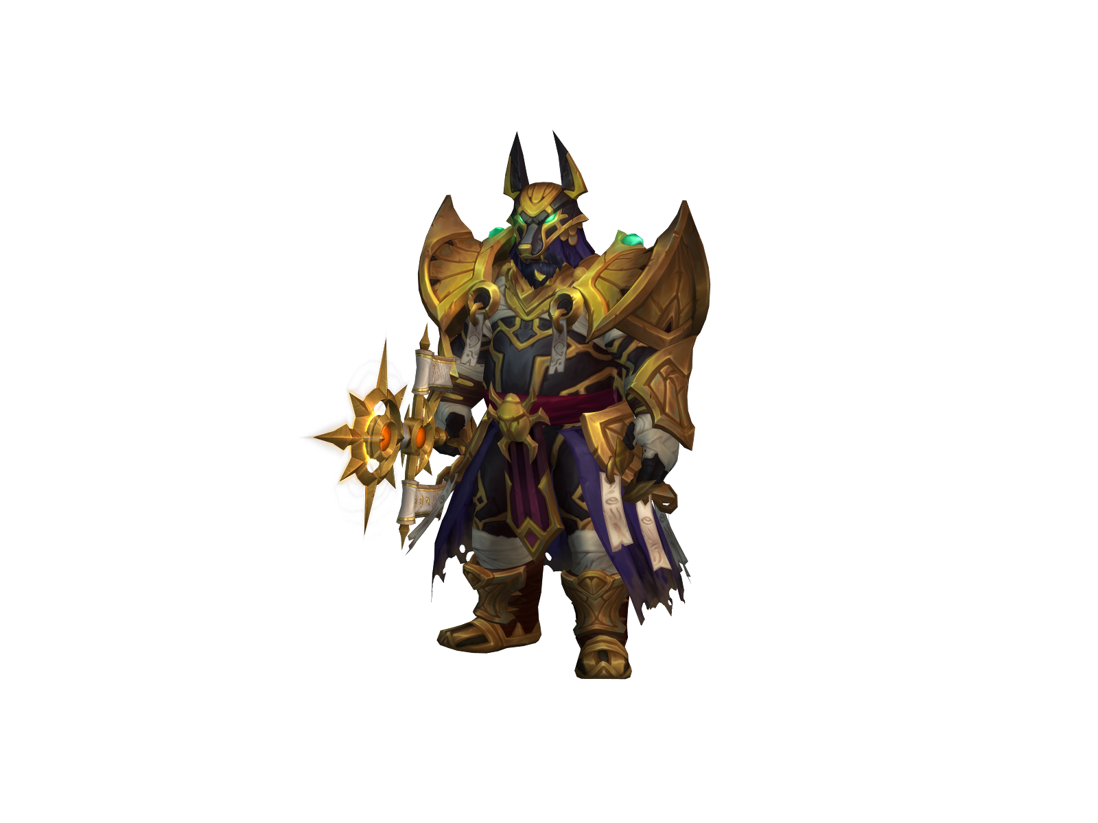 Metal 3D character render