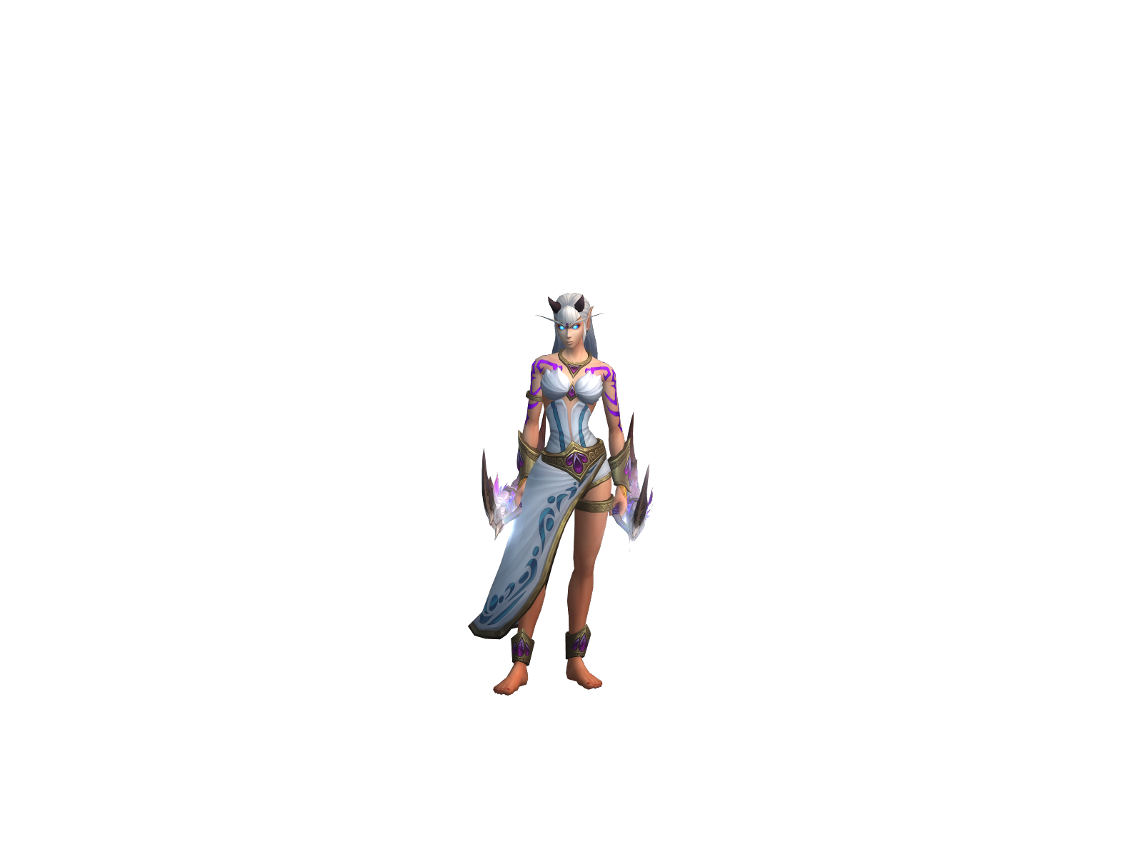 Elanddra 3D character render