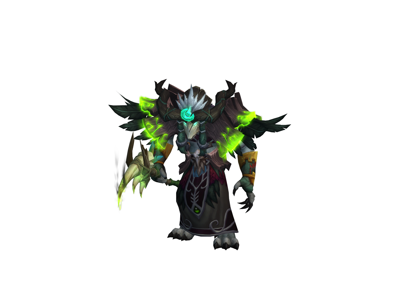 Aftau 3D character render