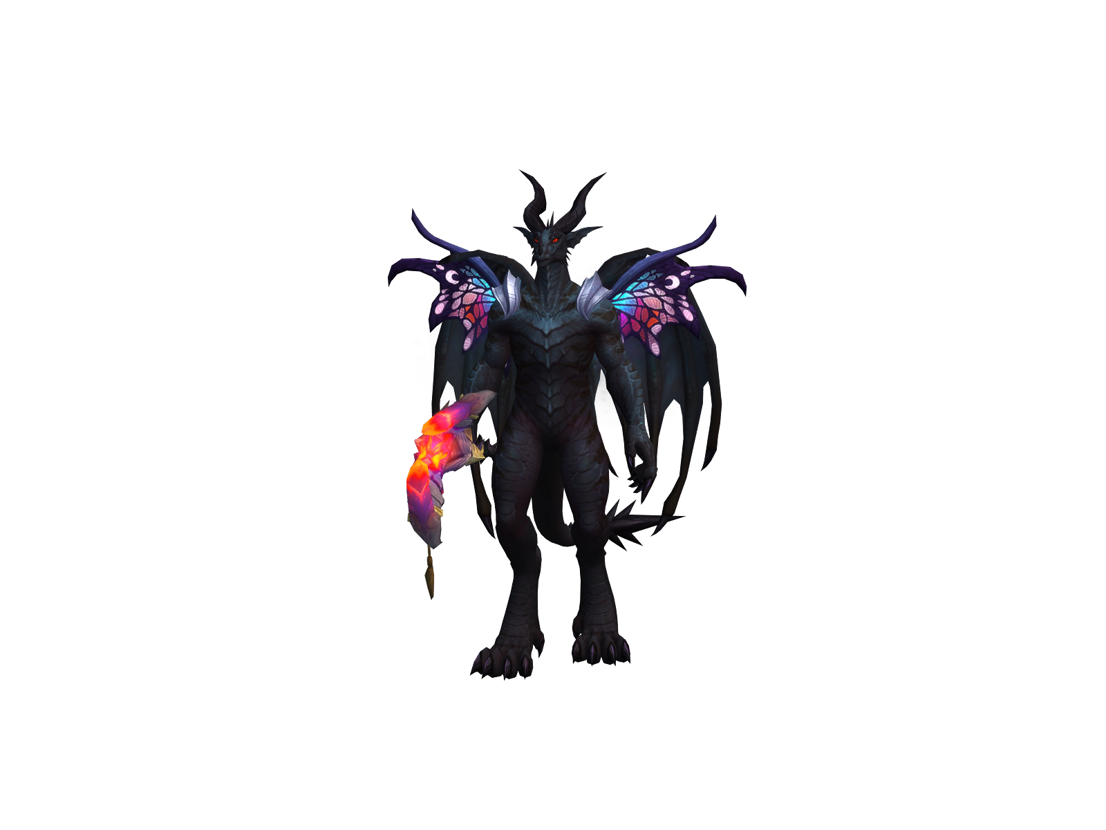 Hornywings 3D character render