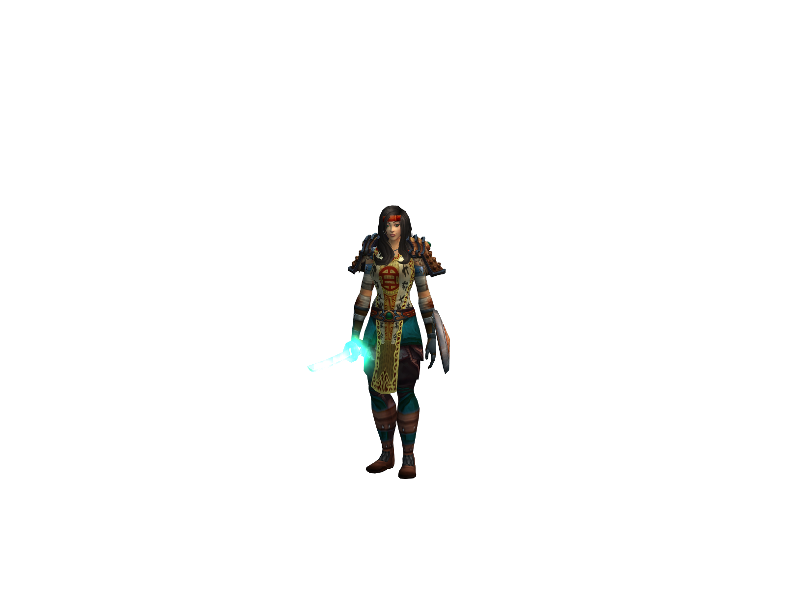 Seabert 3D character render