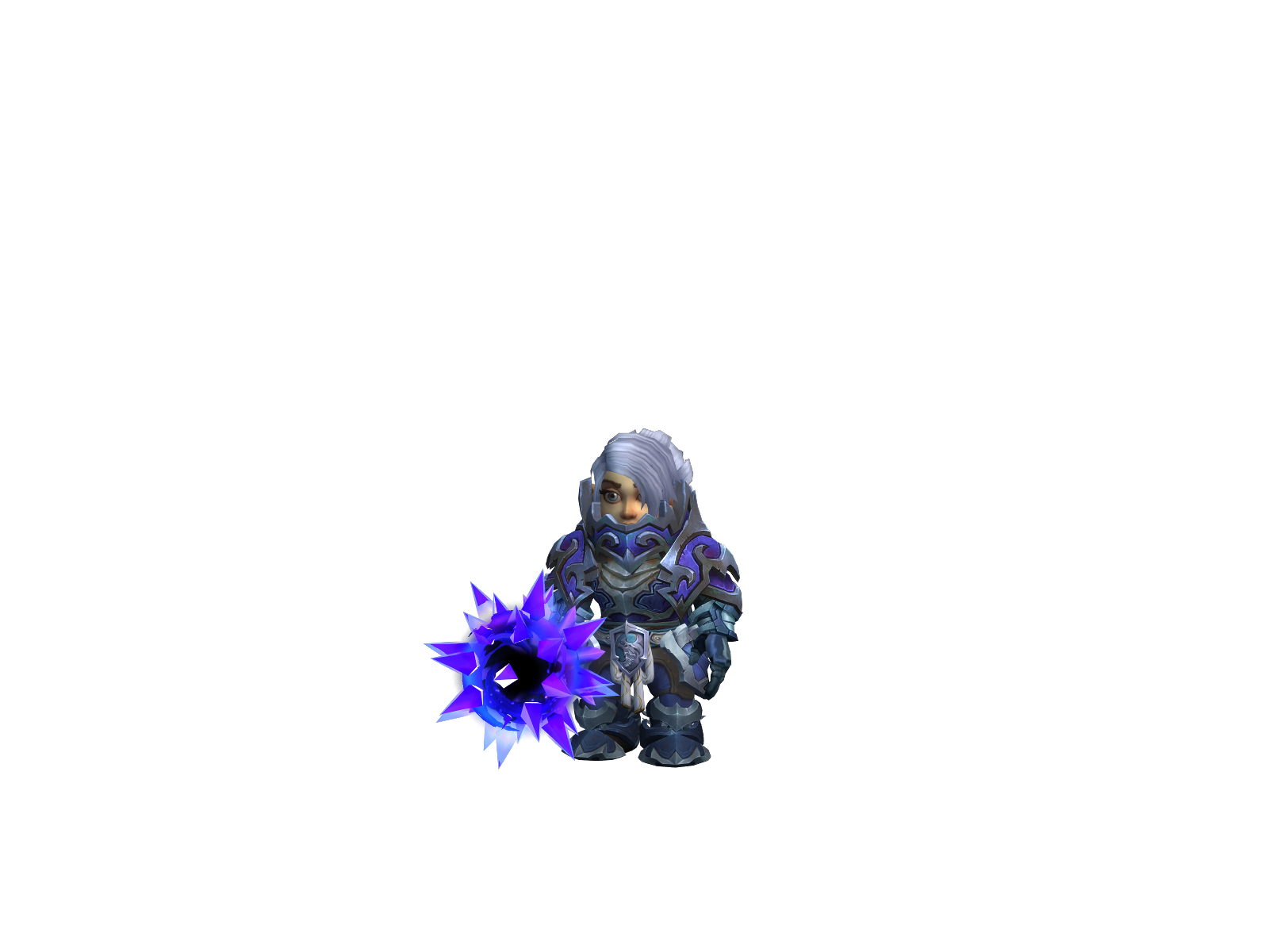 Terra 3D character render