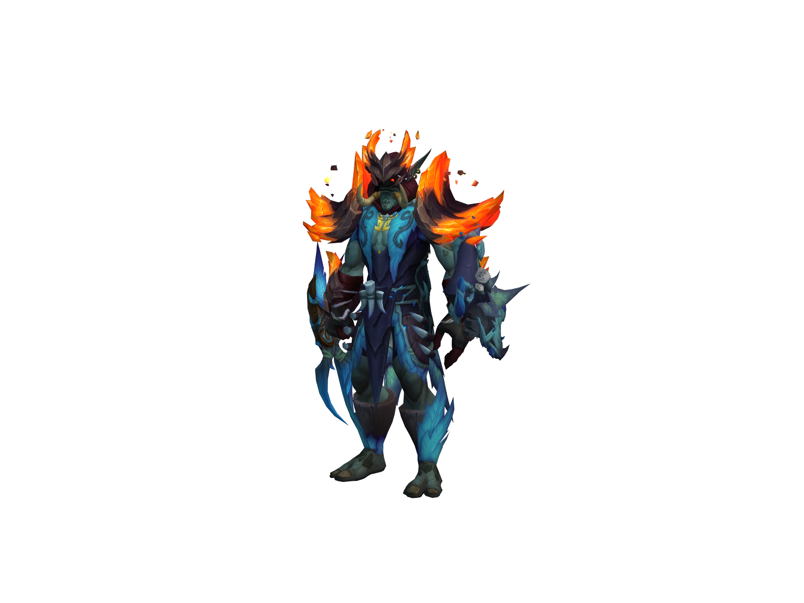 Palouk 3D character render