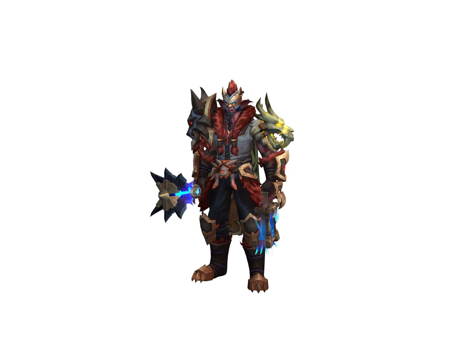 Quaruk 3D character render