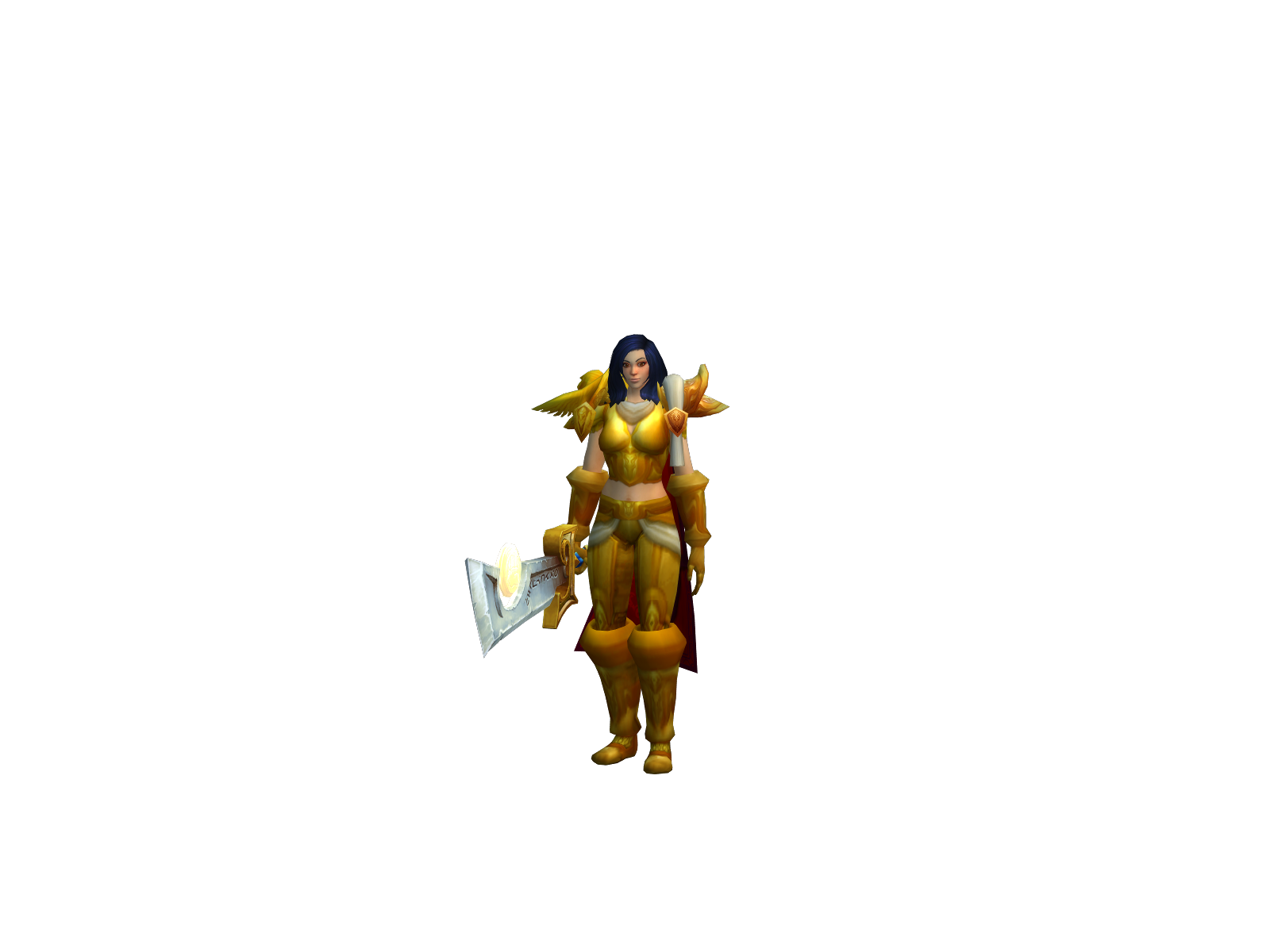 Moón 3D character render