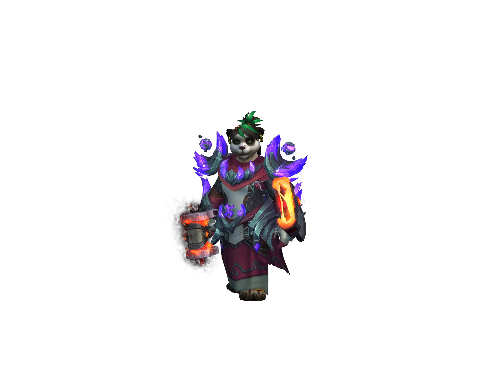 Pandaseb 3D character render