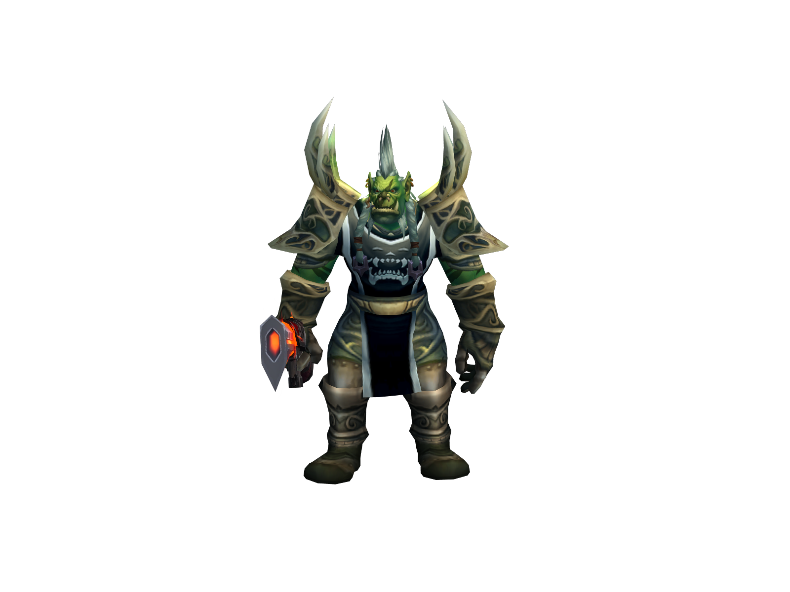 Adderal 3D character render