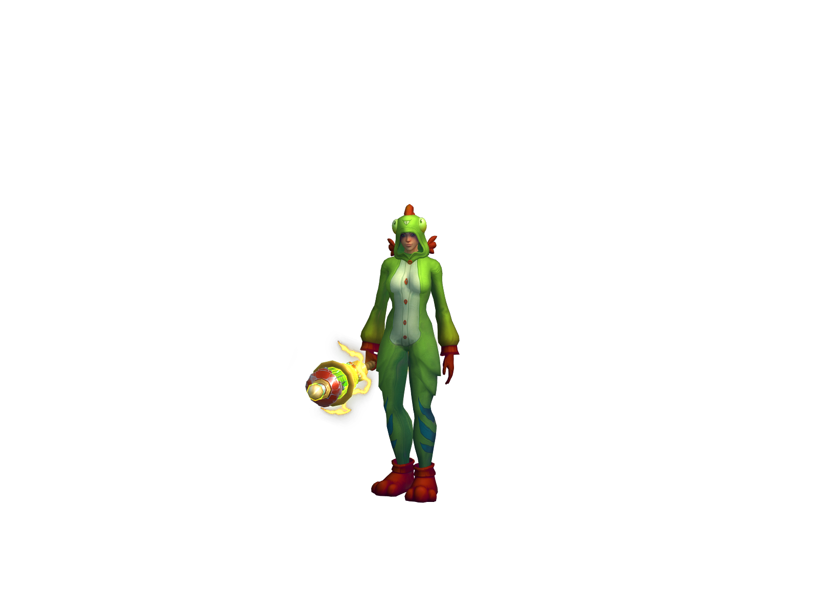 Pillowhands 3D character render
