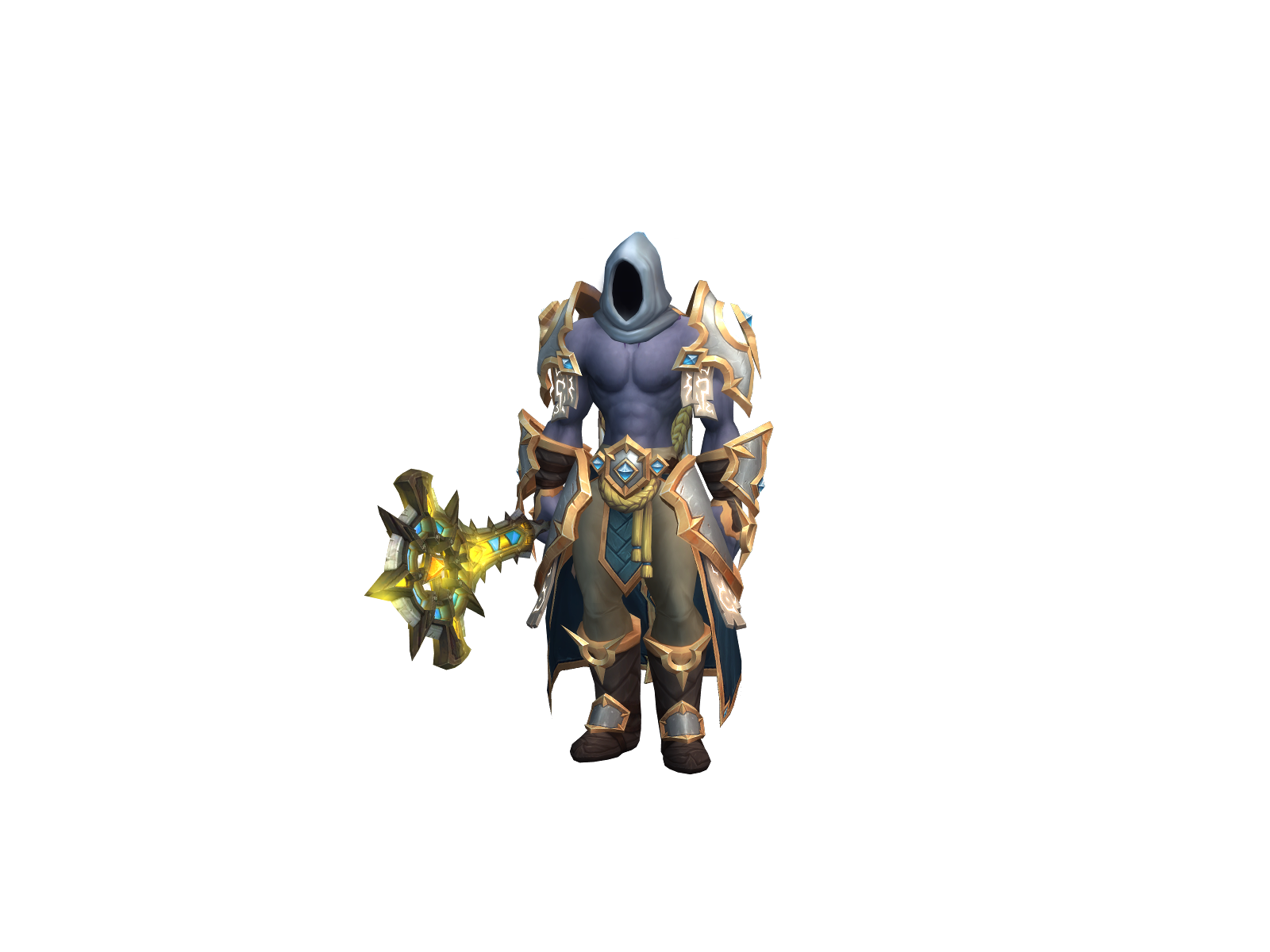 Purplecanman 3D character render