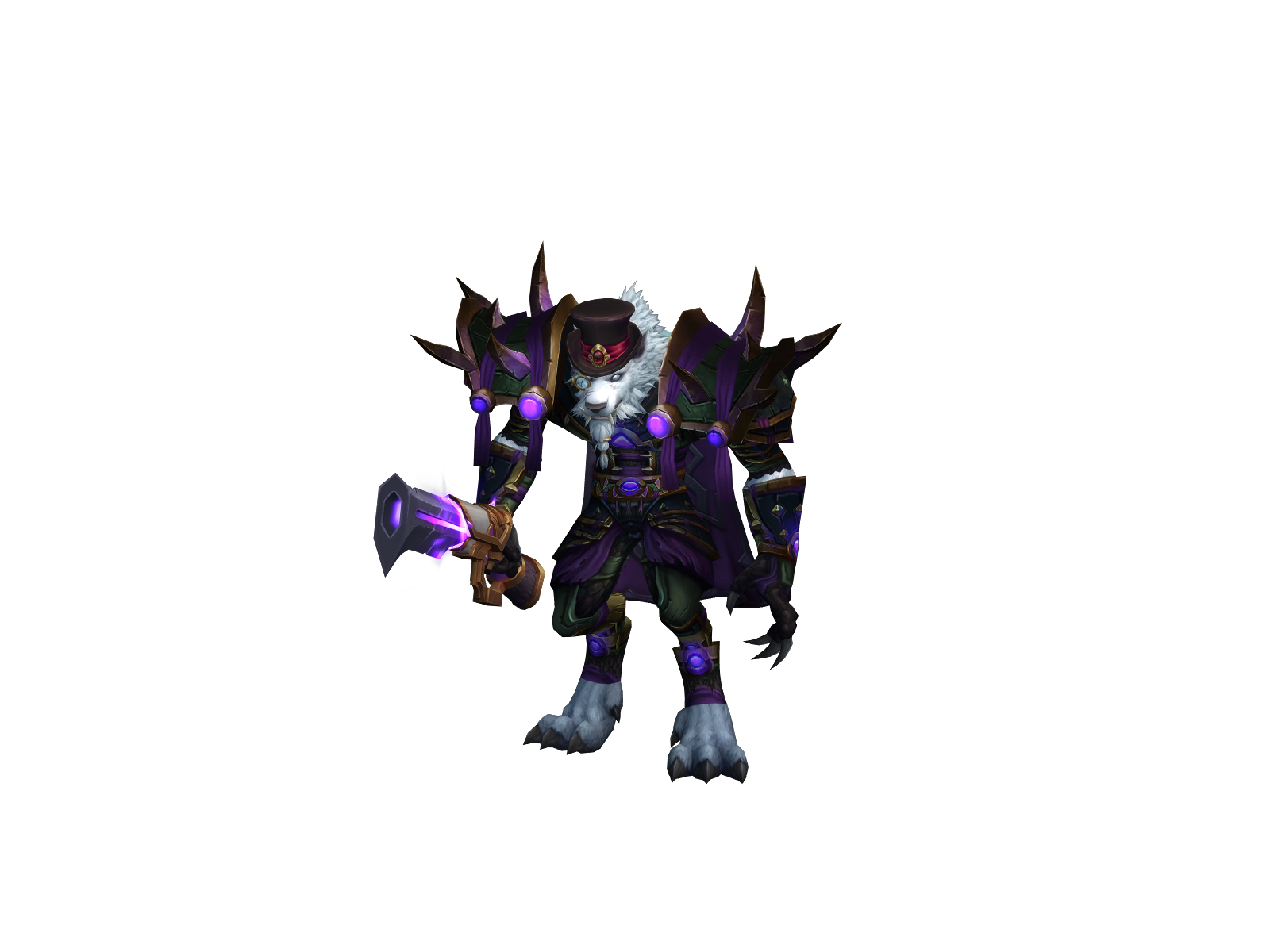 Greatwhite 3D character render
