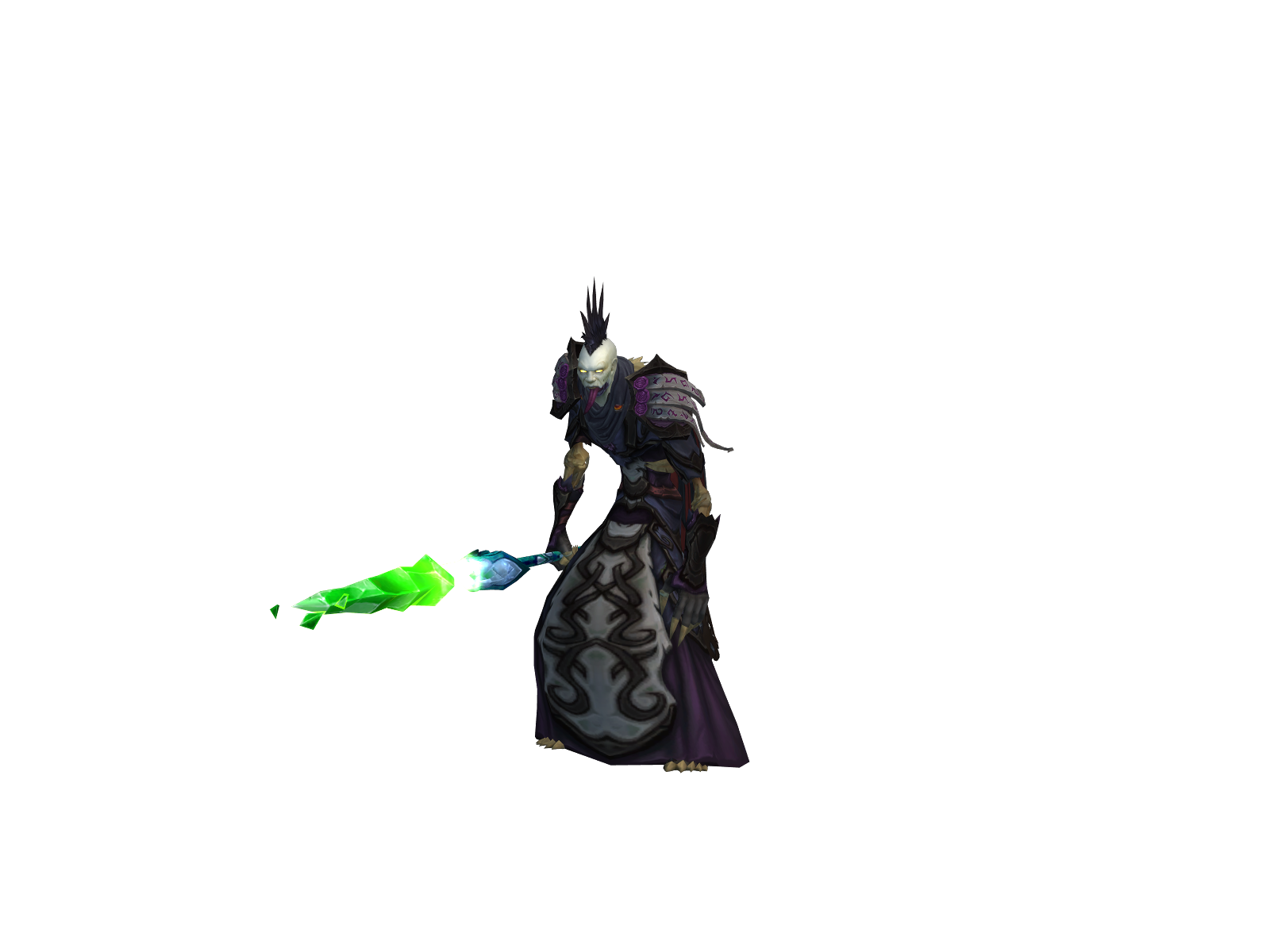 Genetic 3D character render