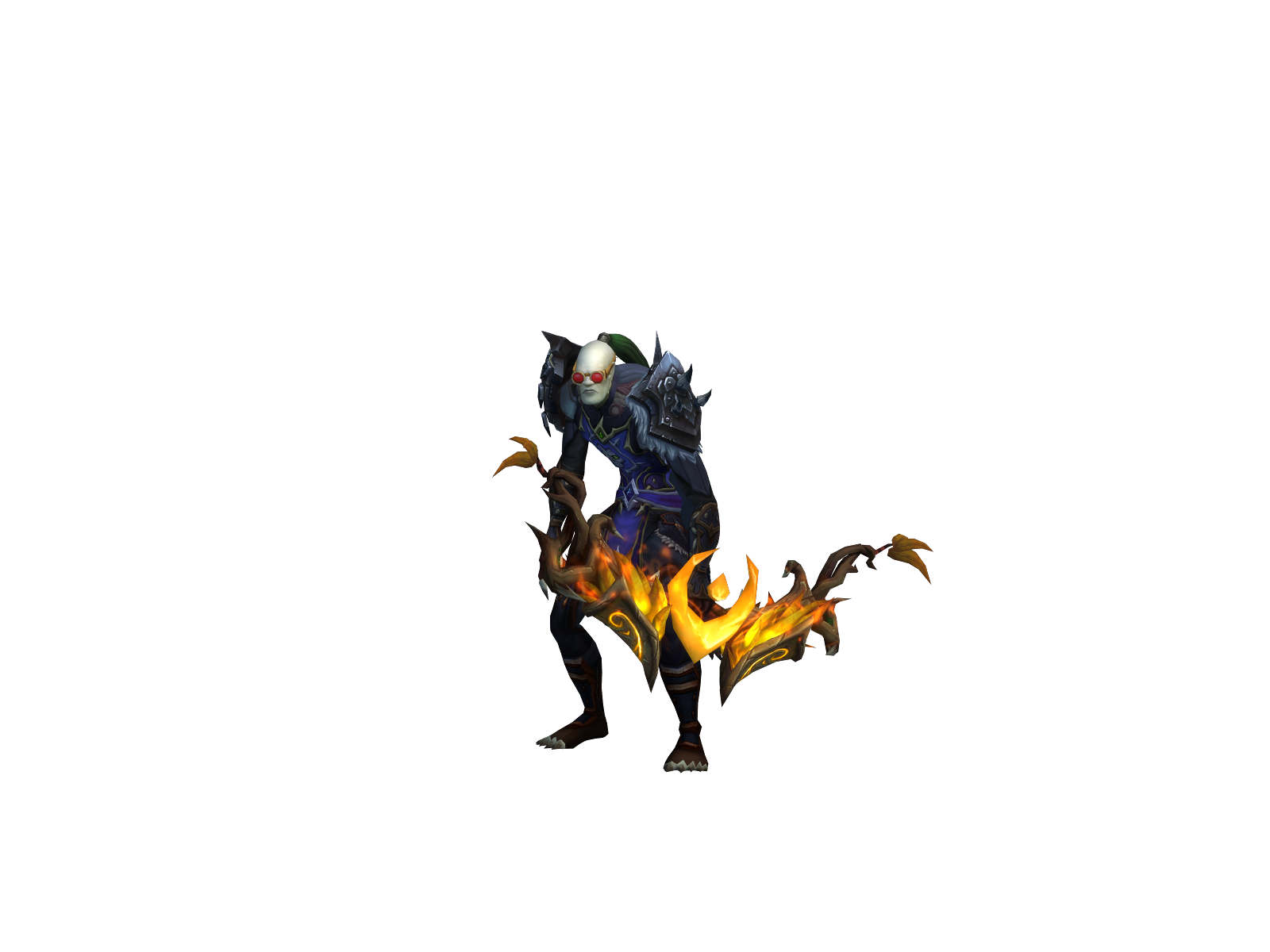 Raggedydead 3D character render