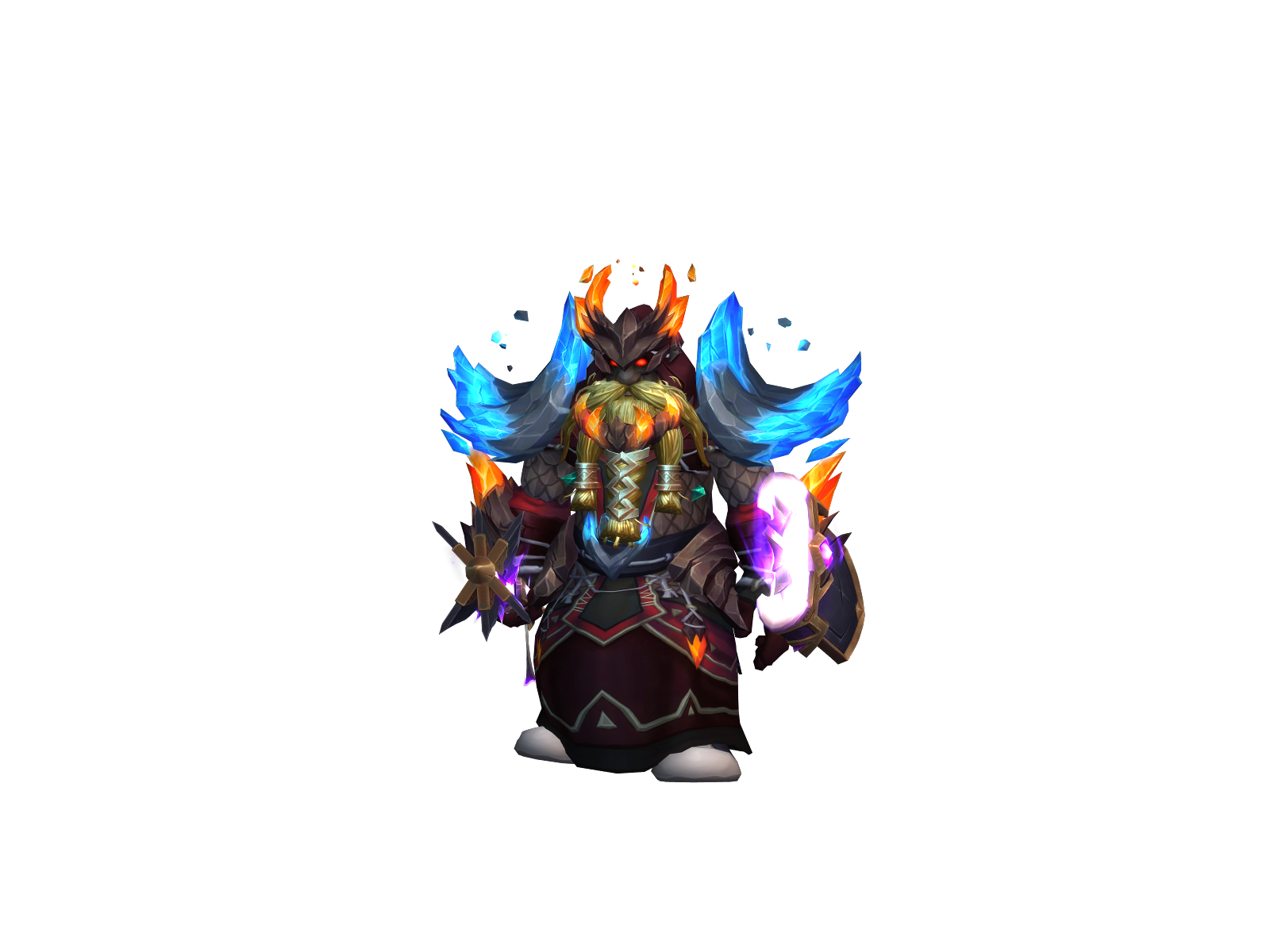 Shamamasala 3D character render