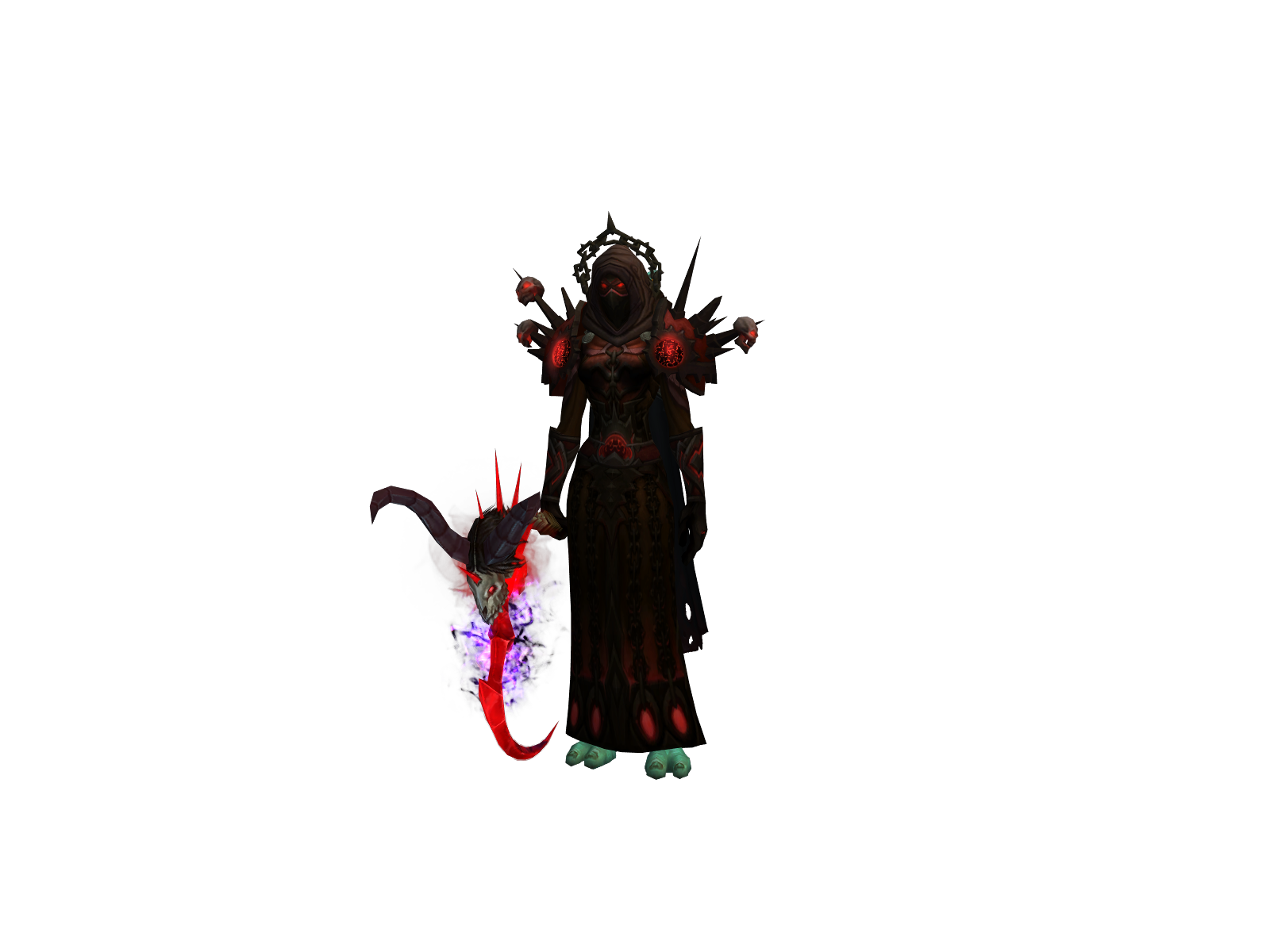 Ticklemycrit 3D character render
