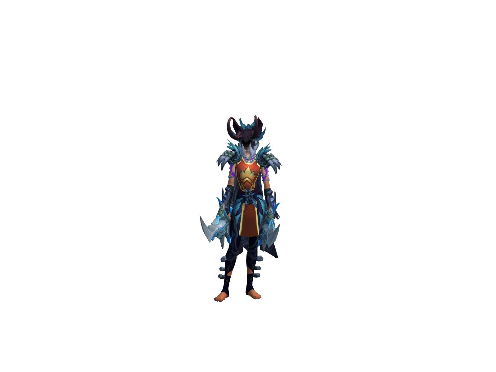 Karenshere 3D character render