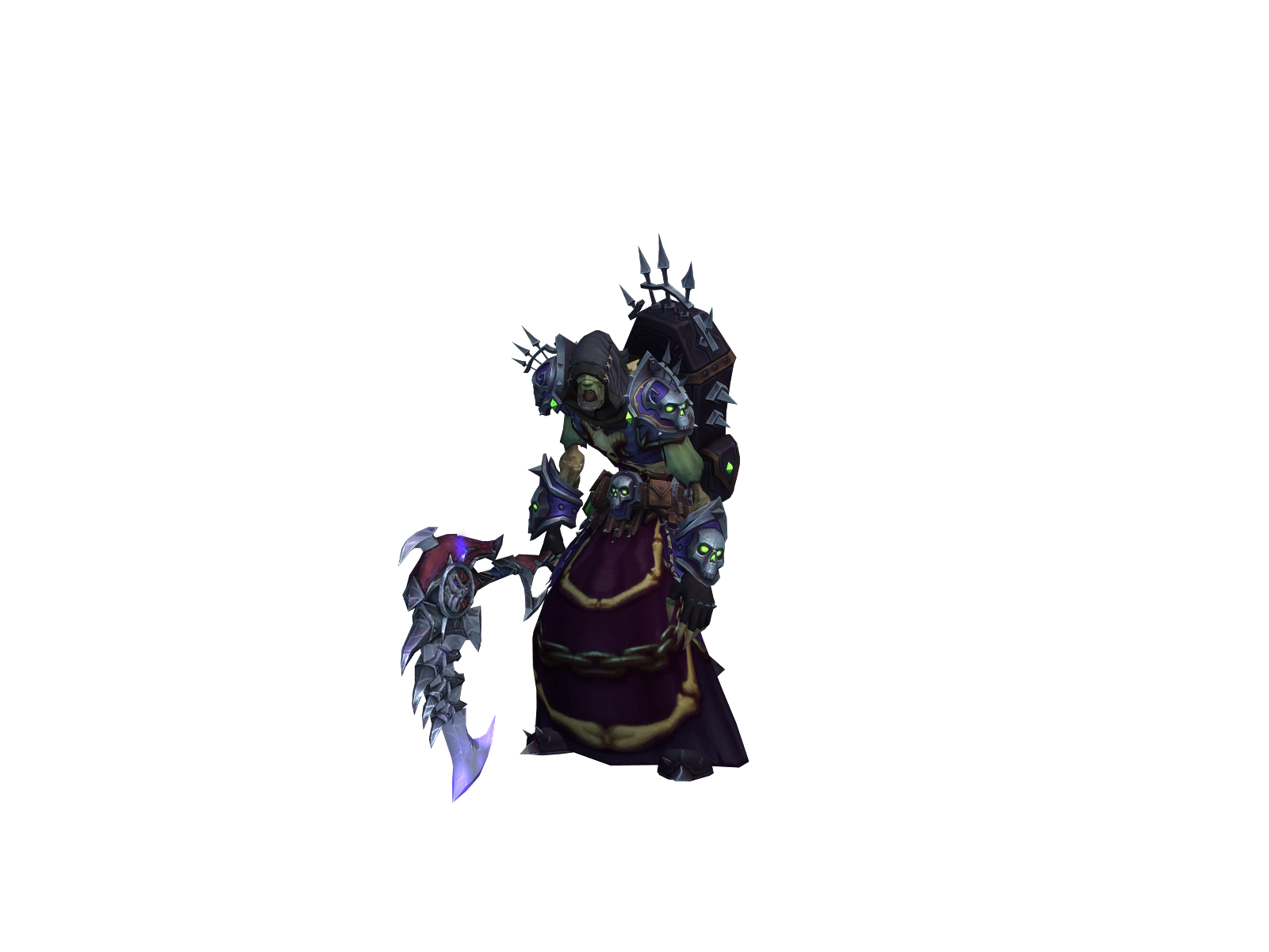 Goulysh 3D character render