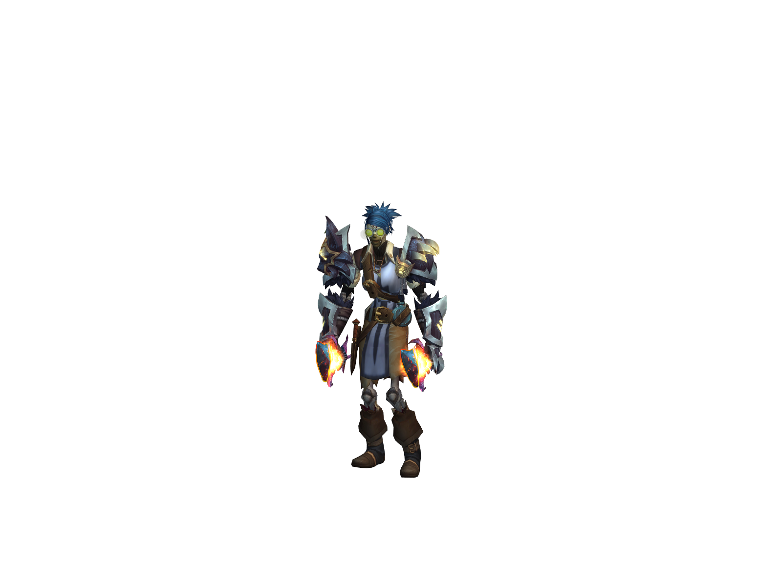 Quallona 3D character render
