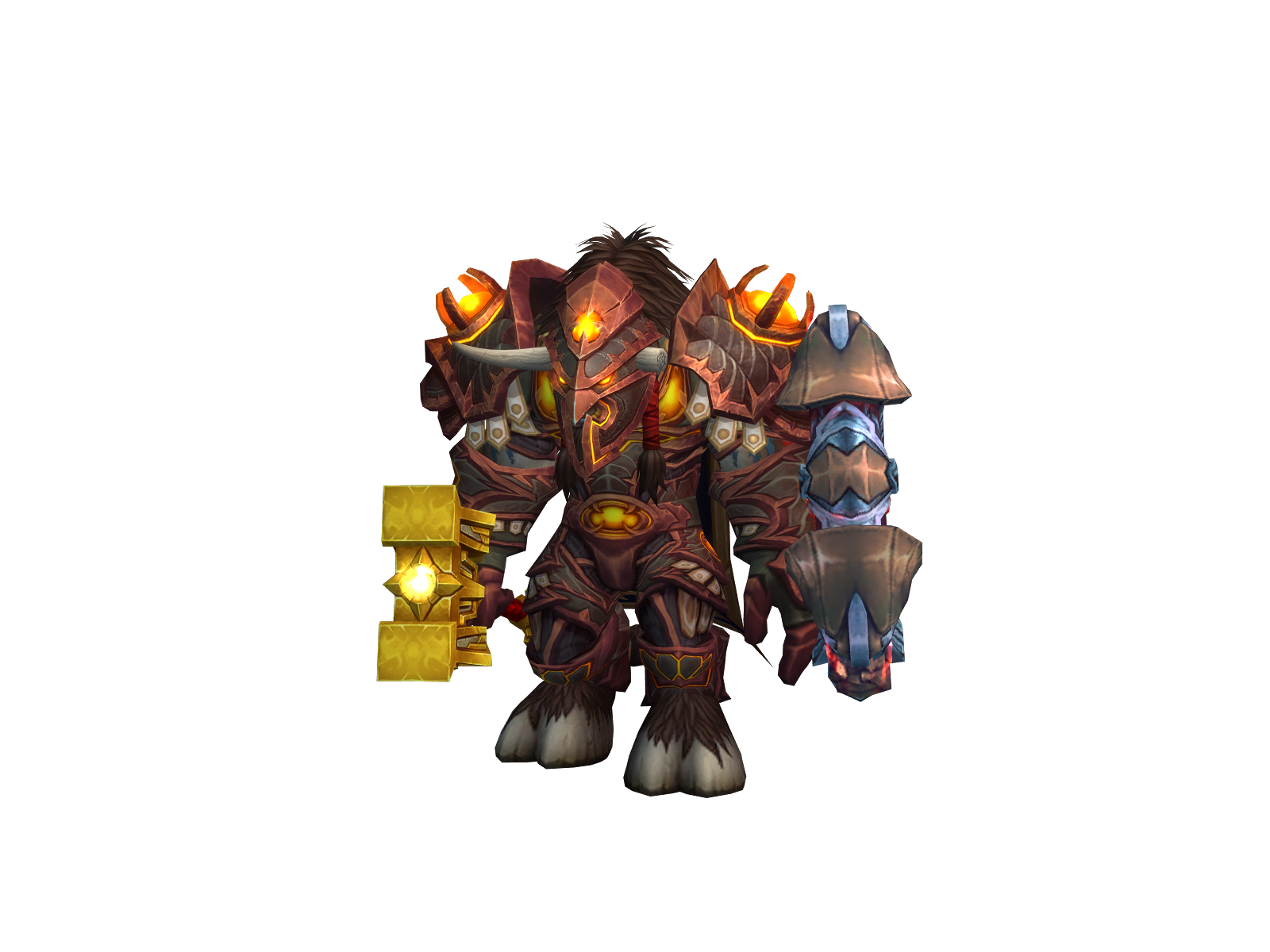 Hoeelycow 3D character render