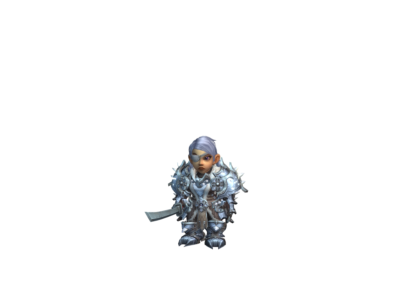 Shiryn 3D character render