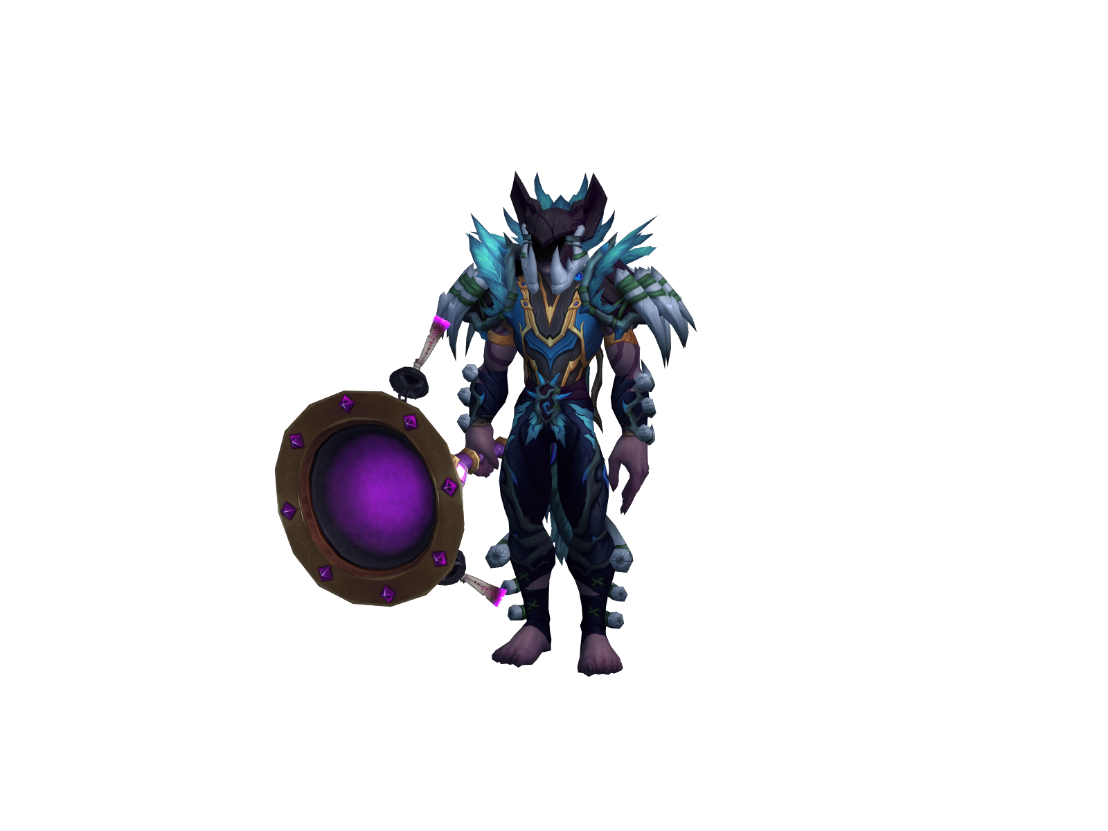 Shenkyr 3D character render