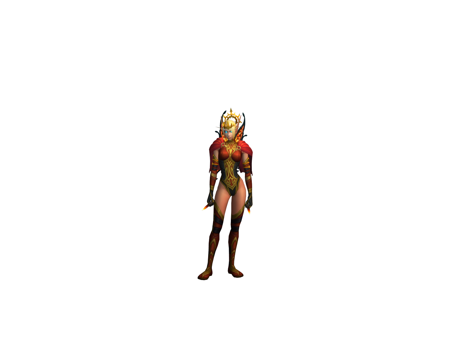 Kryzia 3D character render