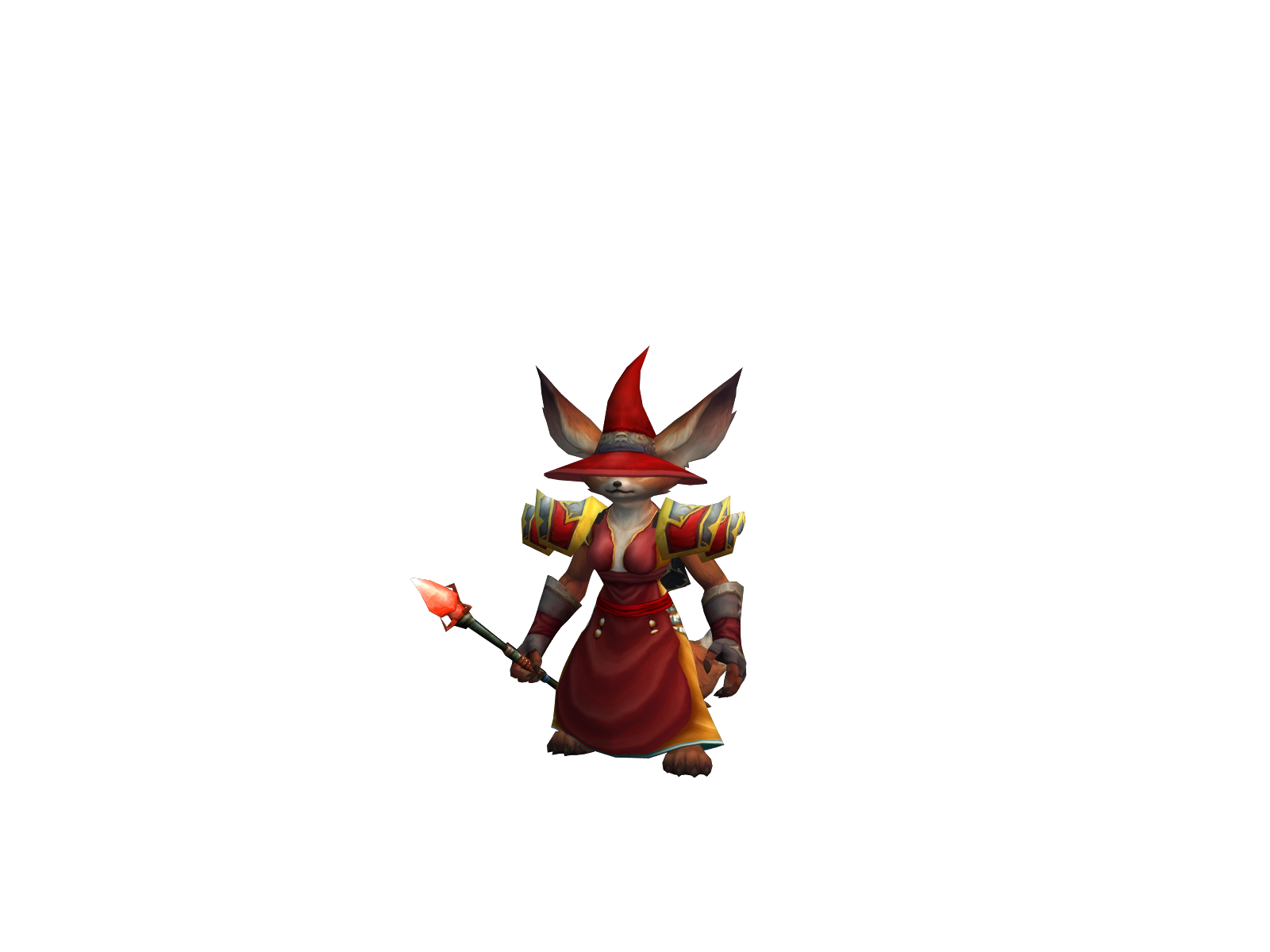 Aphazia 3D character render