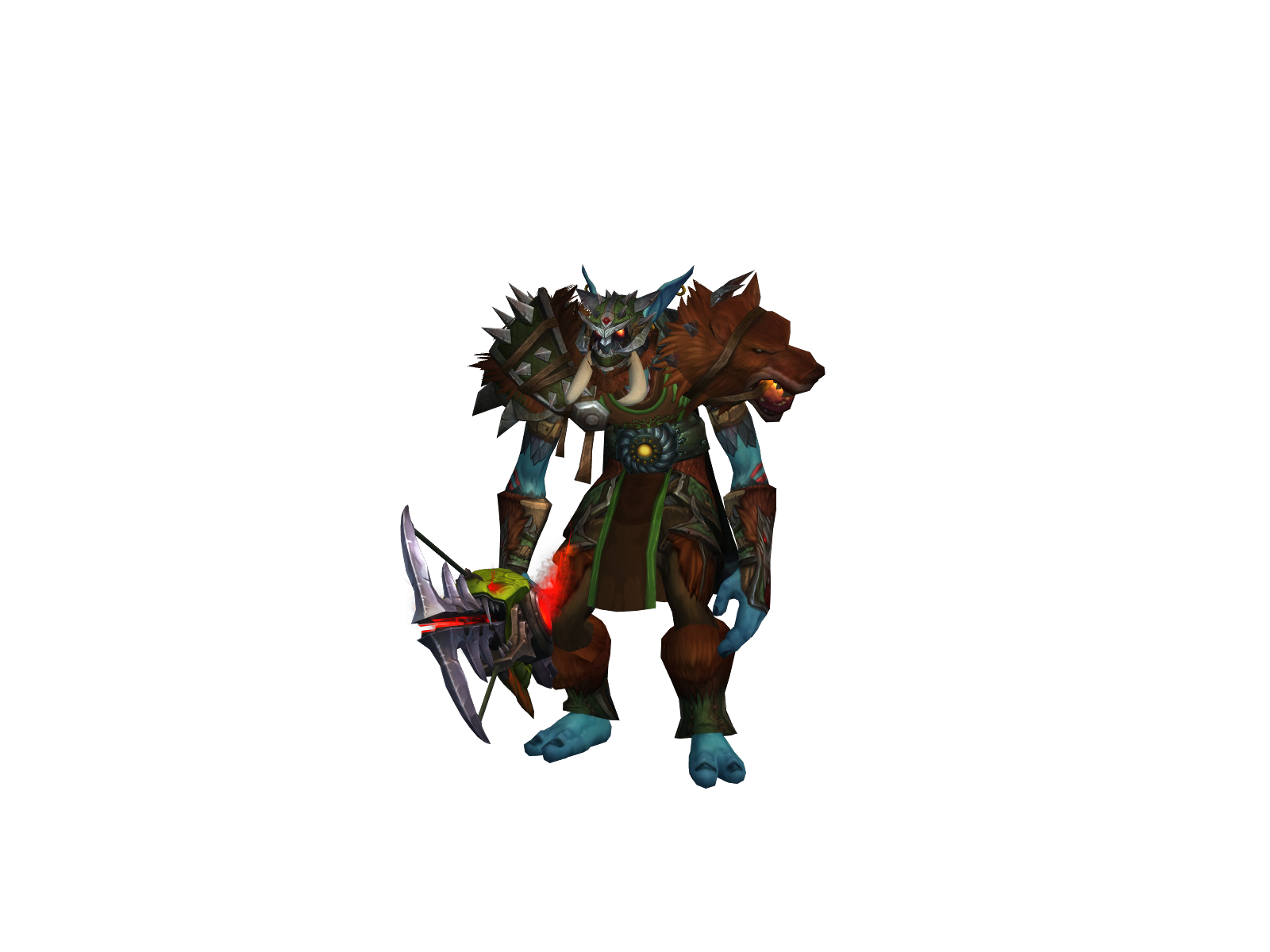 Voojin 3D character render