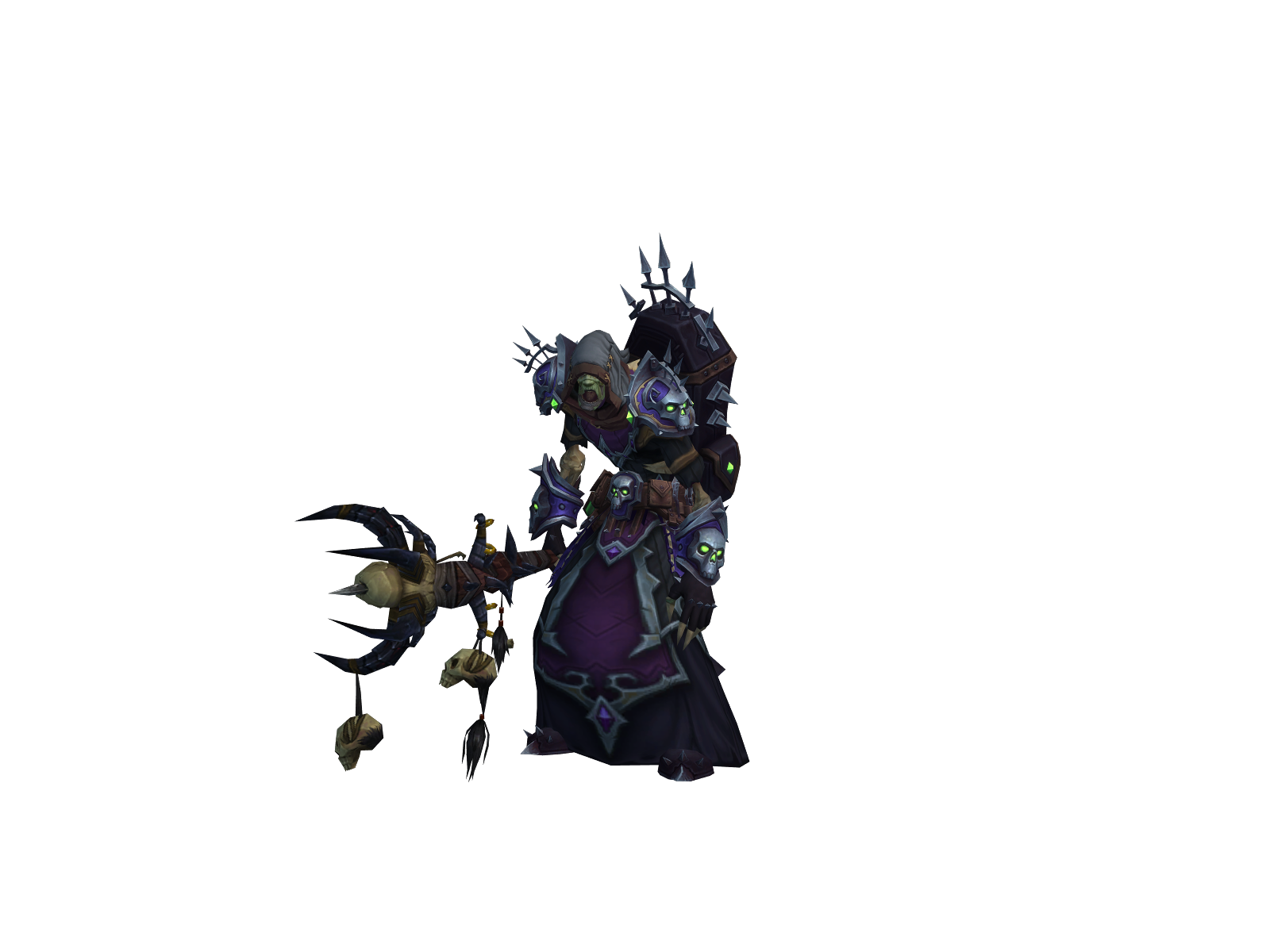Ghoulysh 3D character render