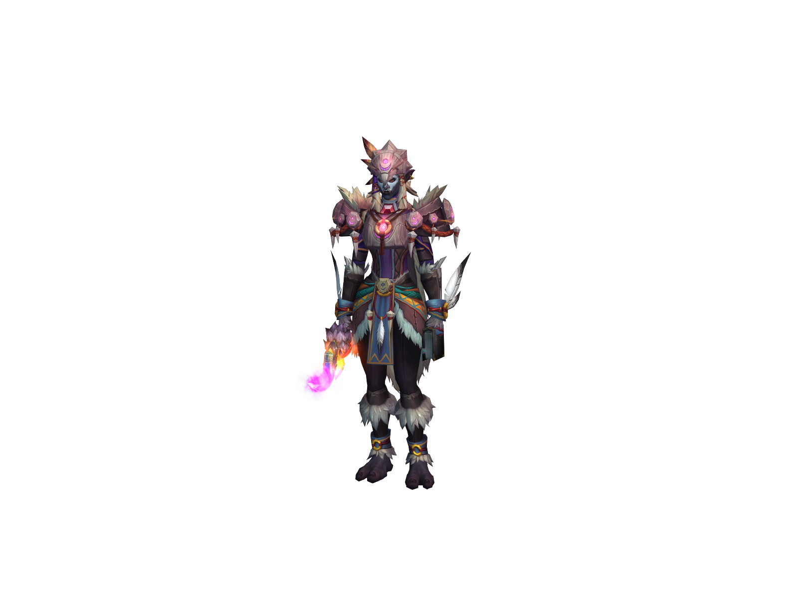 Sauruvia 3D character render