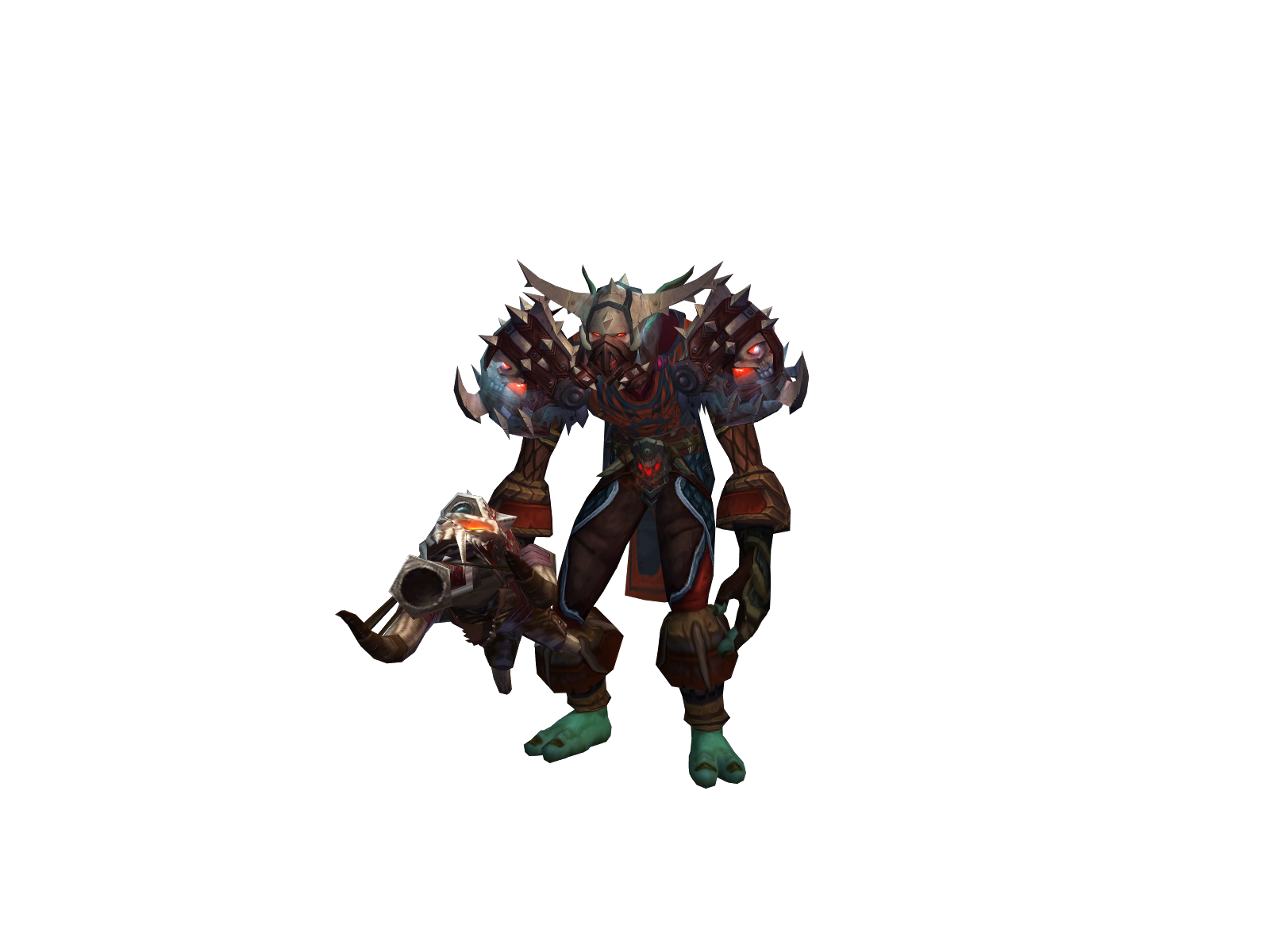 Whoshotutwo 3D character render