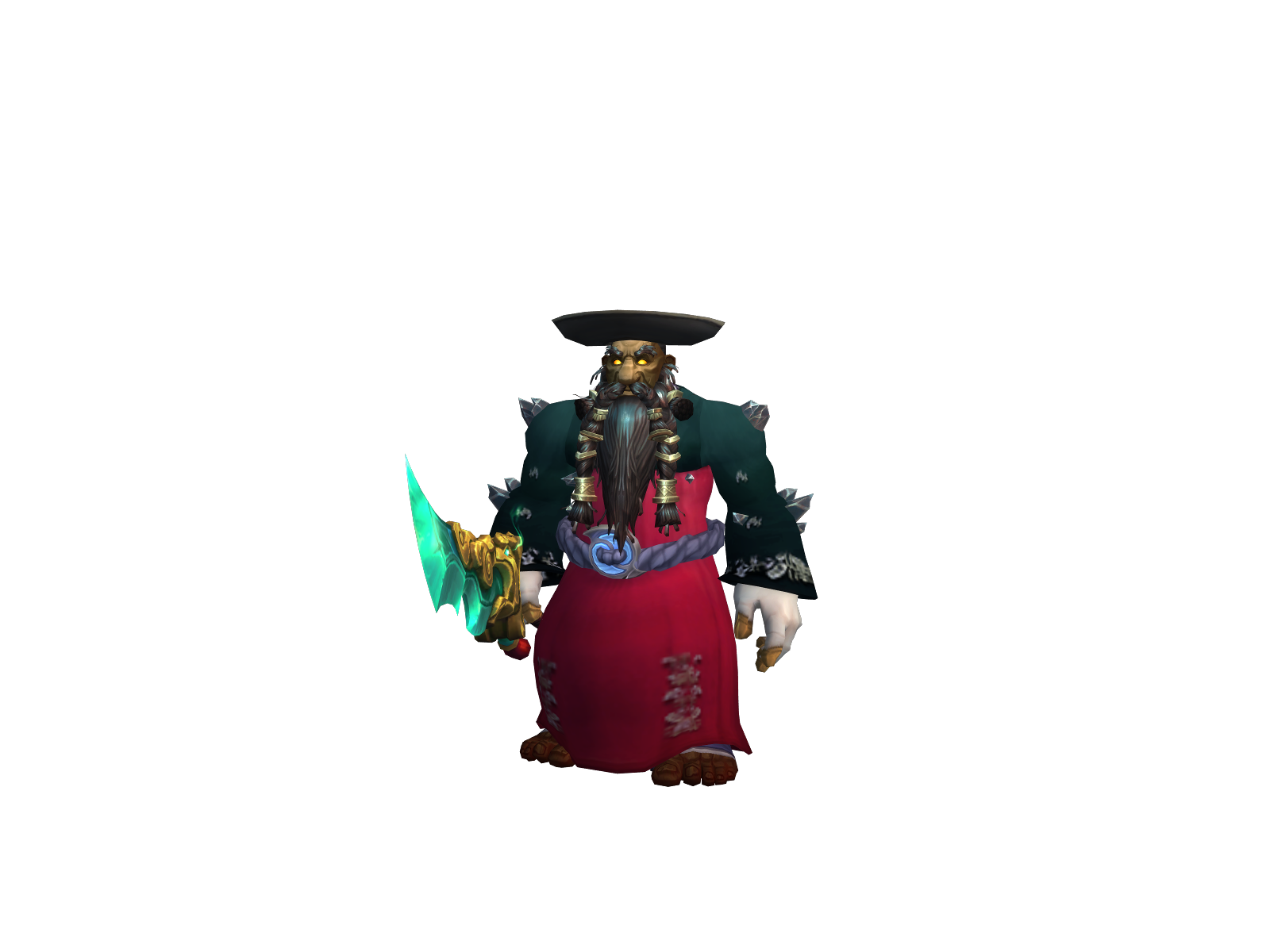 Peonch 3D character render