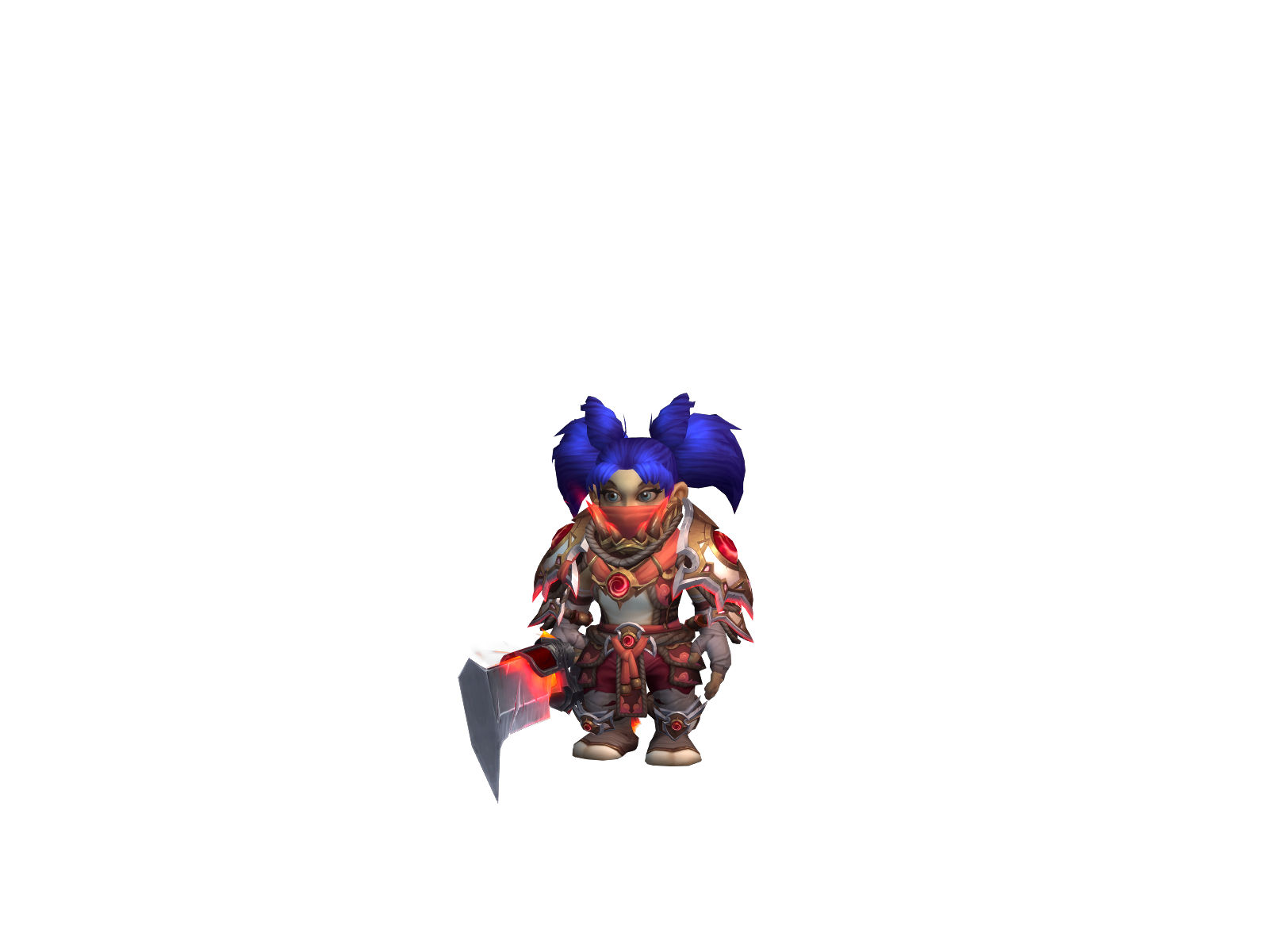 Raijìn 3D character render