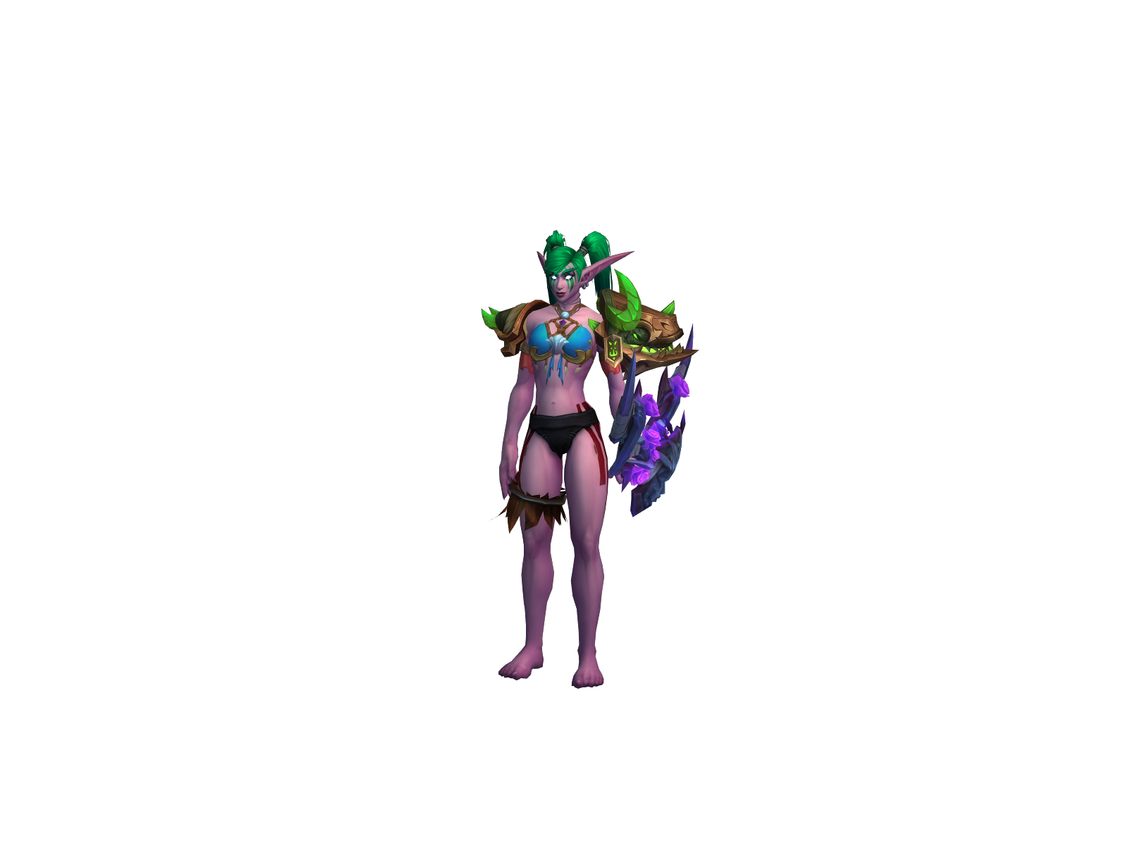 Brazbeast 3D character render