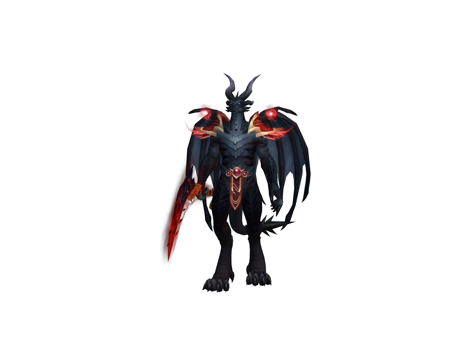 Dracóvir 3D character render