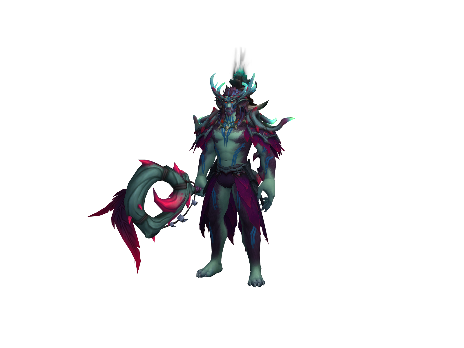 Mauie 3D character render