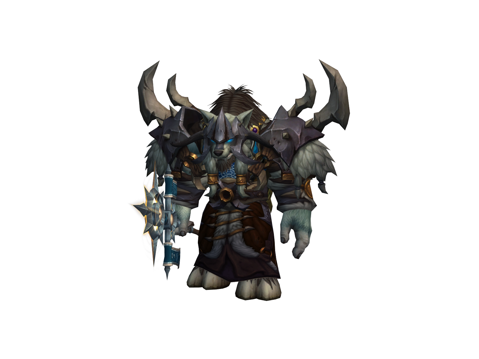 Simeon 3D character render