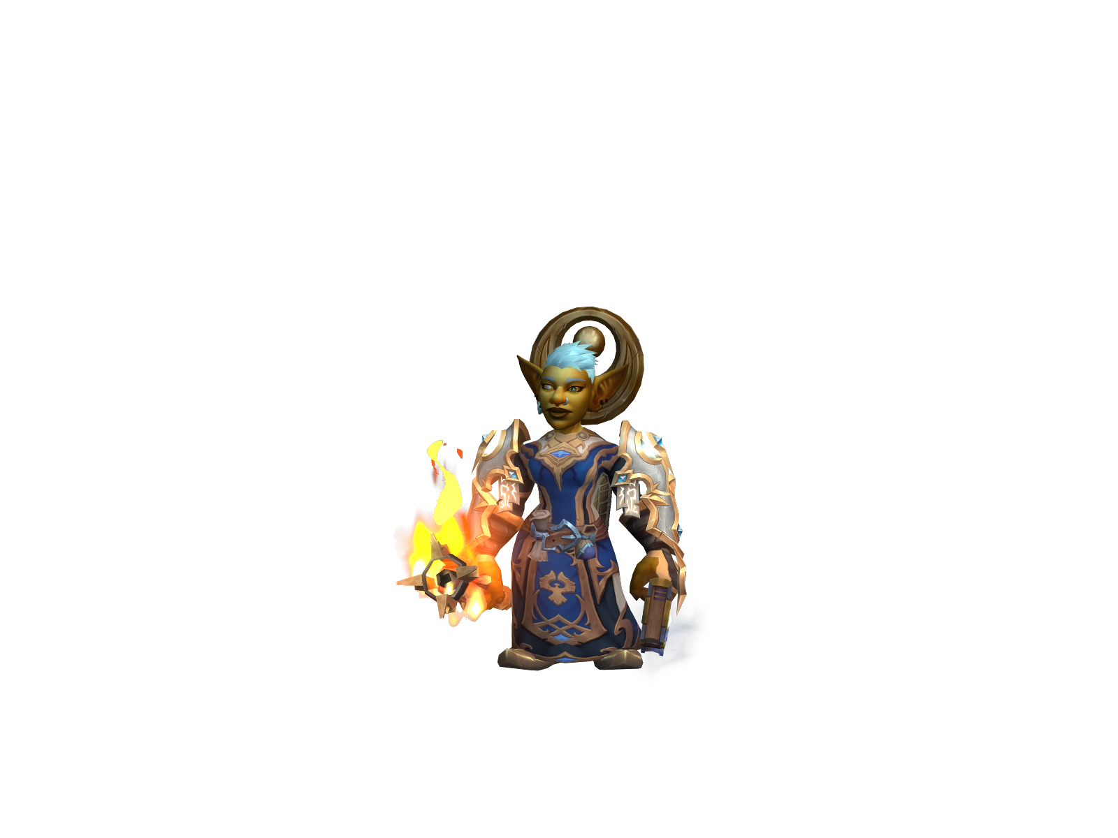 Leftie 3D character render