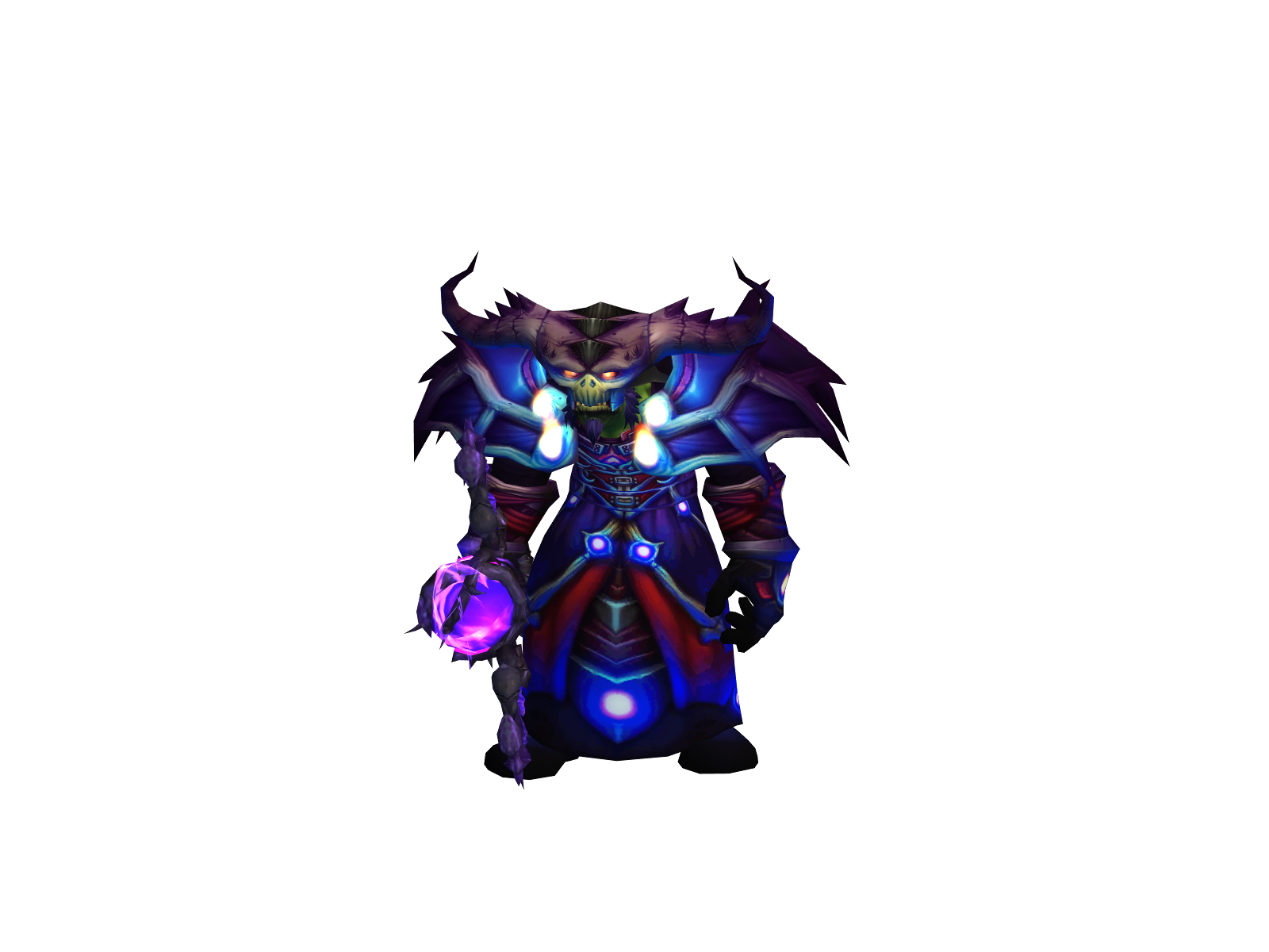 Warglock 3D character render